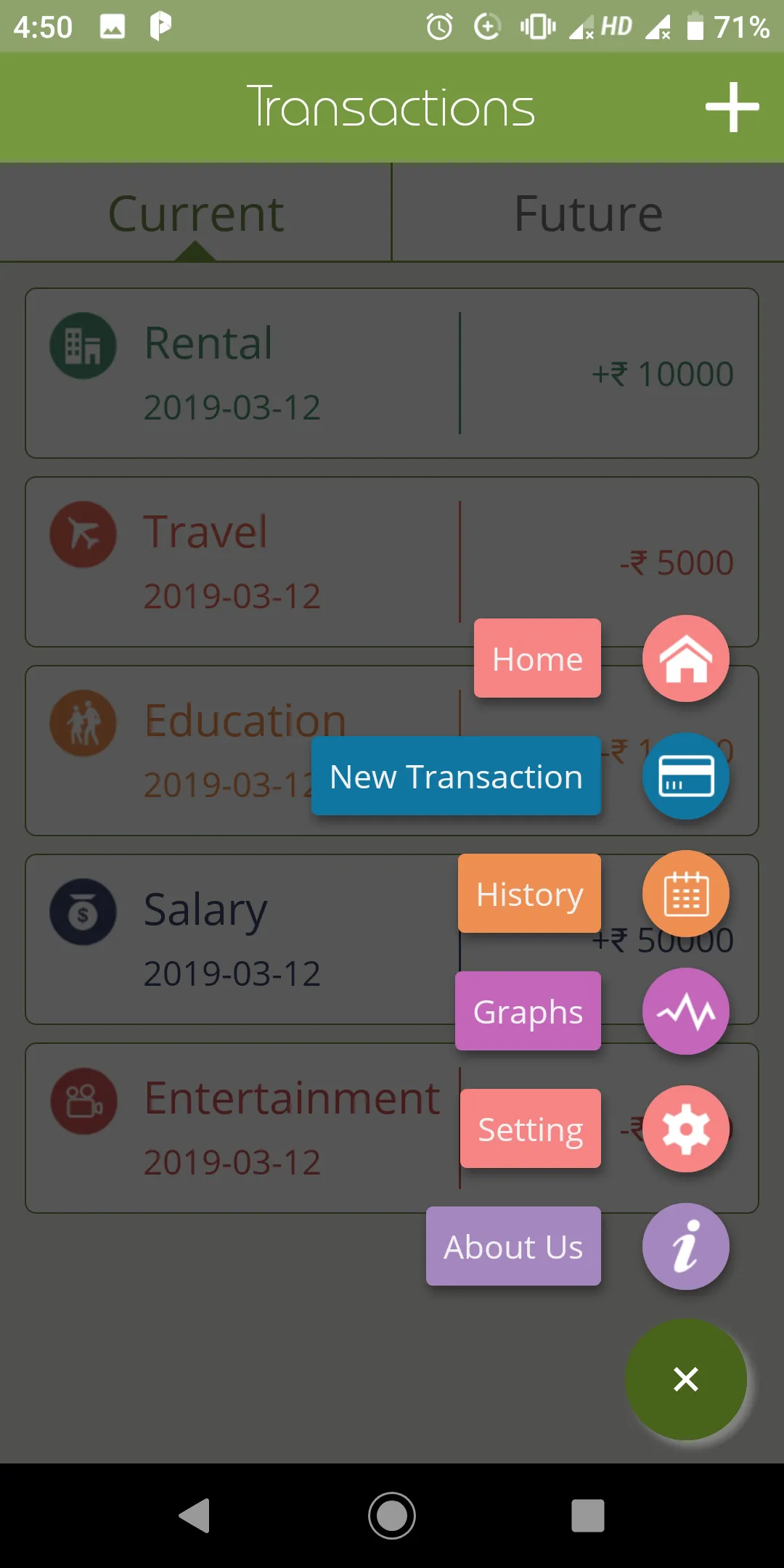 Daily Expense and Income | Indus Appstore | Screenshot