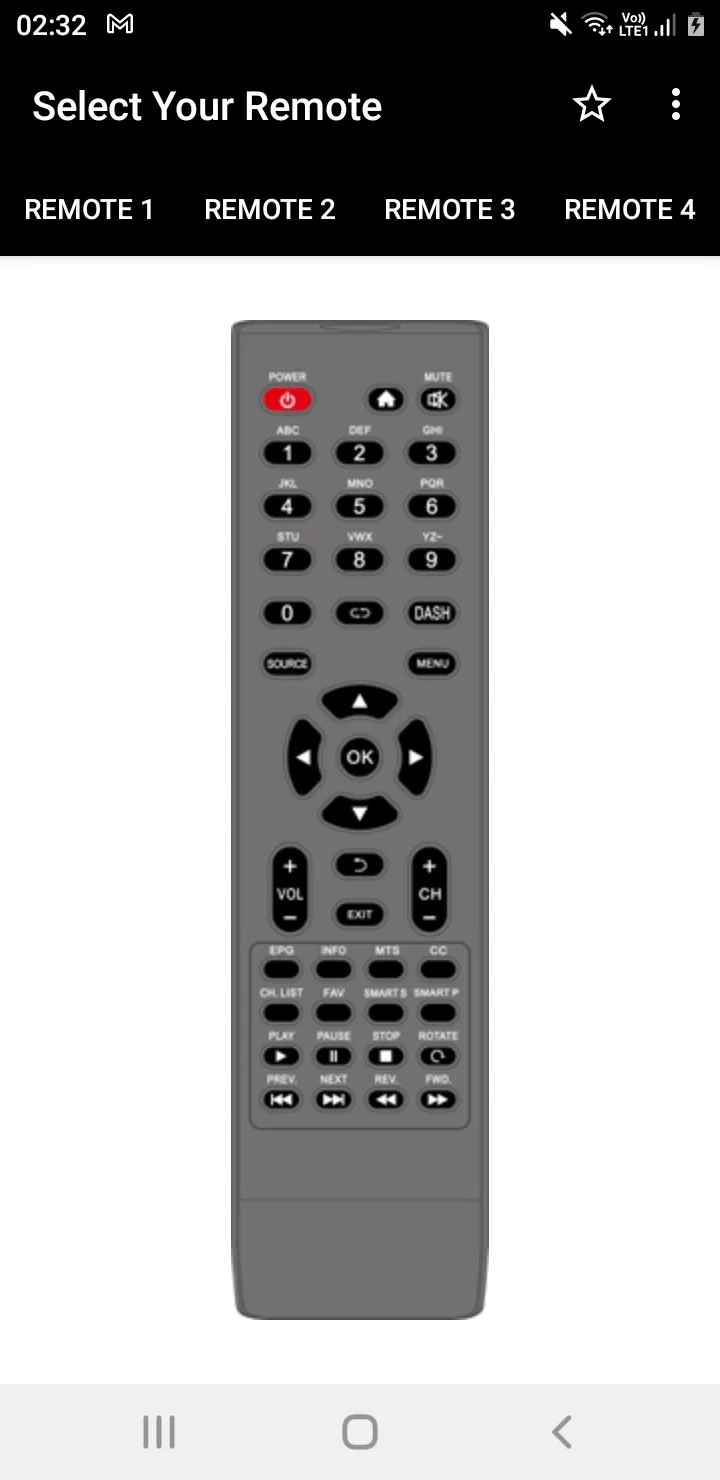 Infocus TV Remote | Indus Appstore | Screenshot