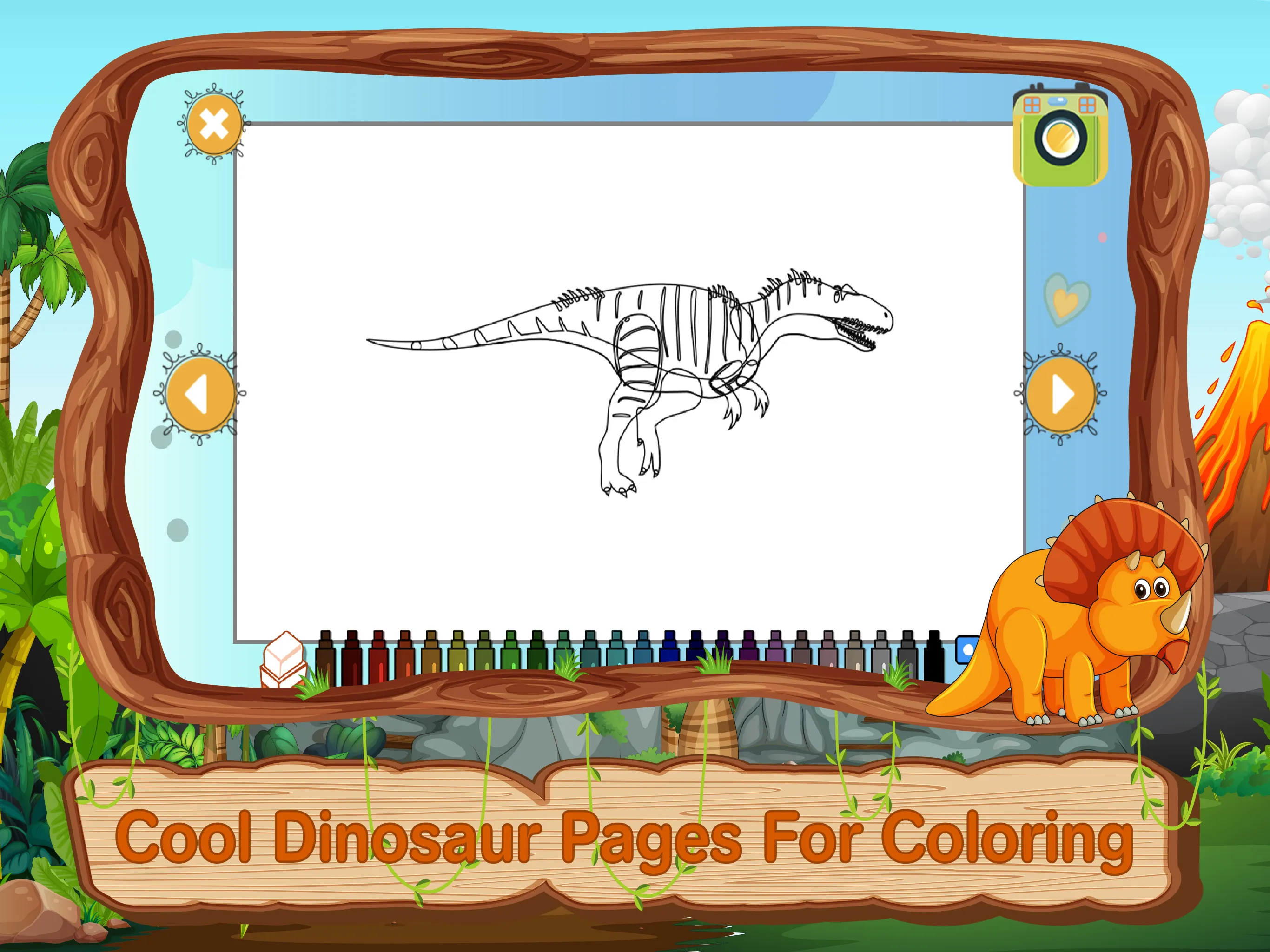 Dinosaur Coloring Games Puzzle | Indus Appstore | Screenshot