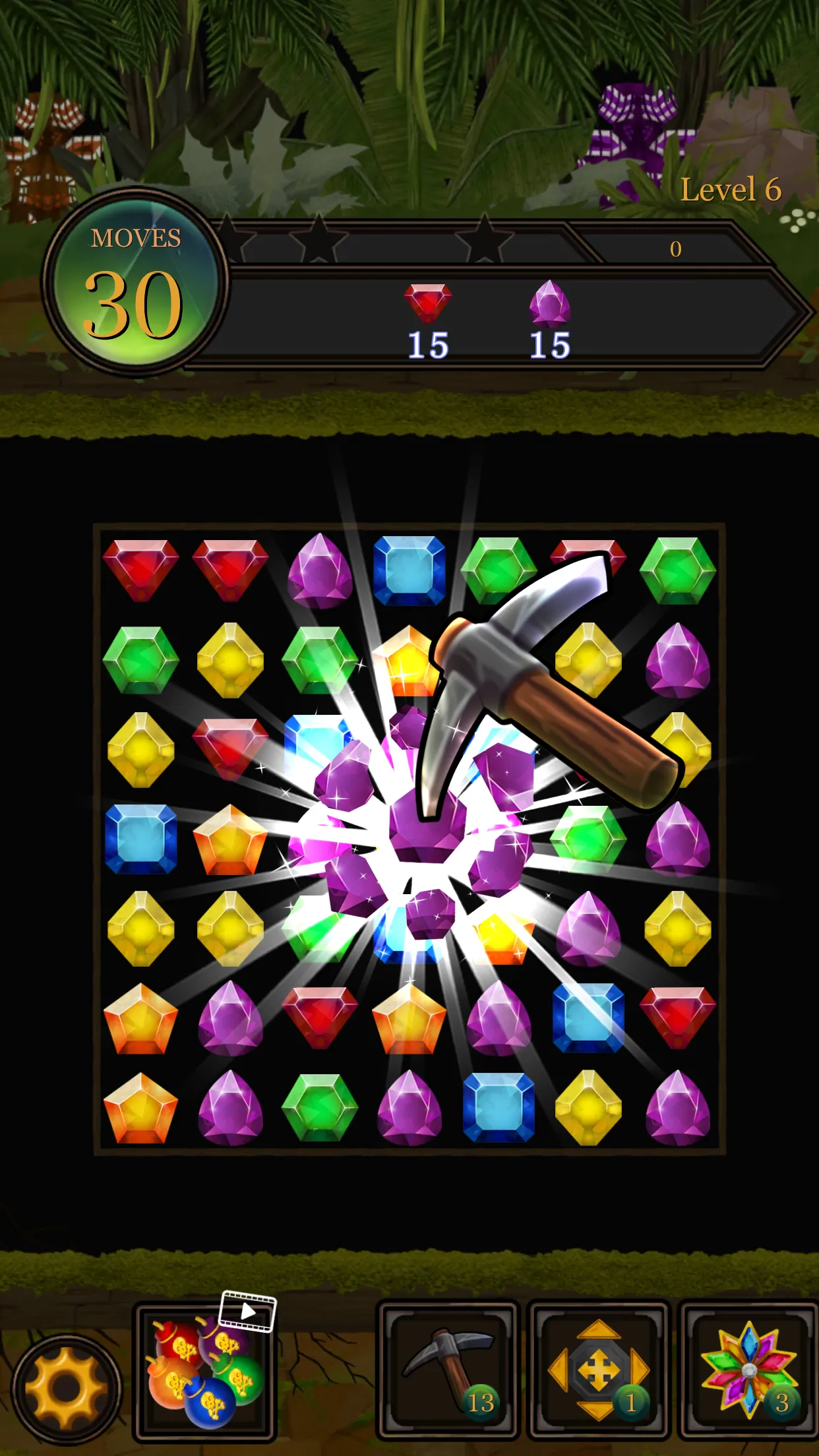 Secret Jungle - Match 3 Jewels | Indus Appstore | Screenshot