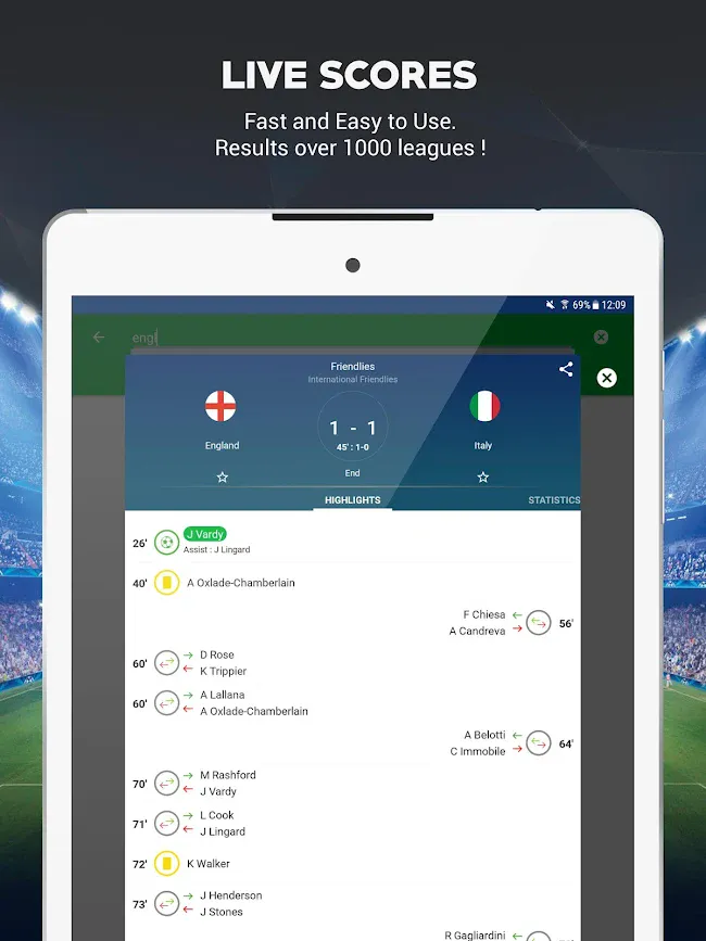 SKORES - Live Football Scores | Indus Appstore | Screenshot