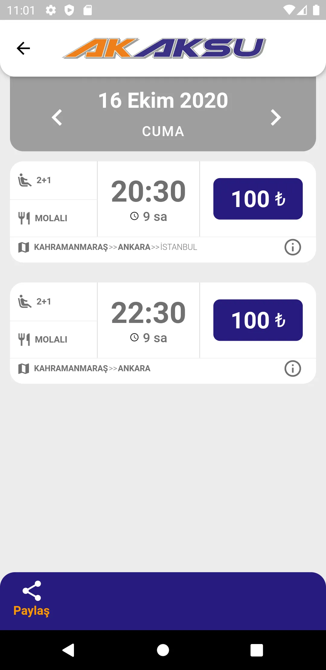 Ak Aksu Turizm | Indus Appstore | Screenshot