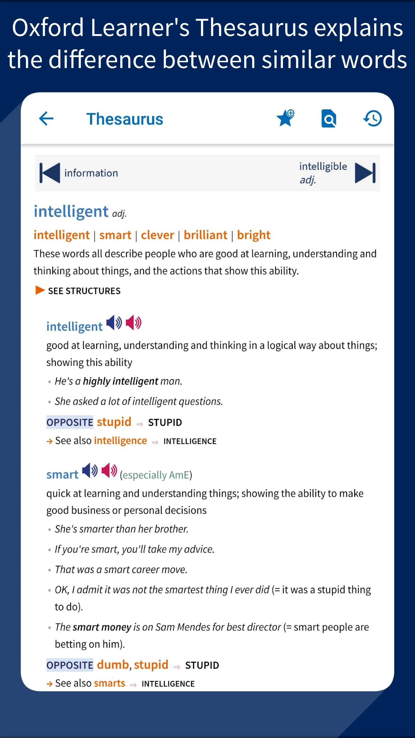 Oxford Advanced Learner's Dict | Indus Appstore | Screenshot