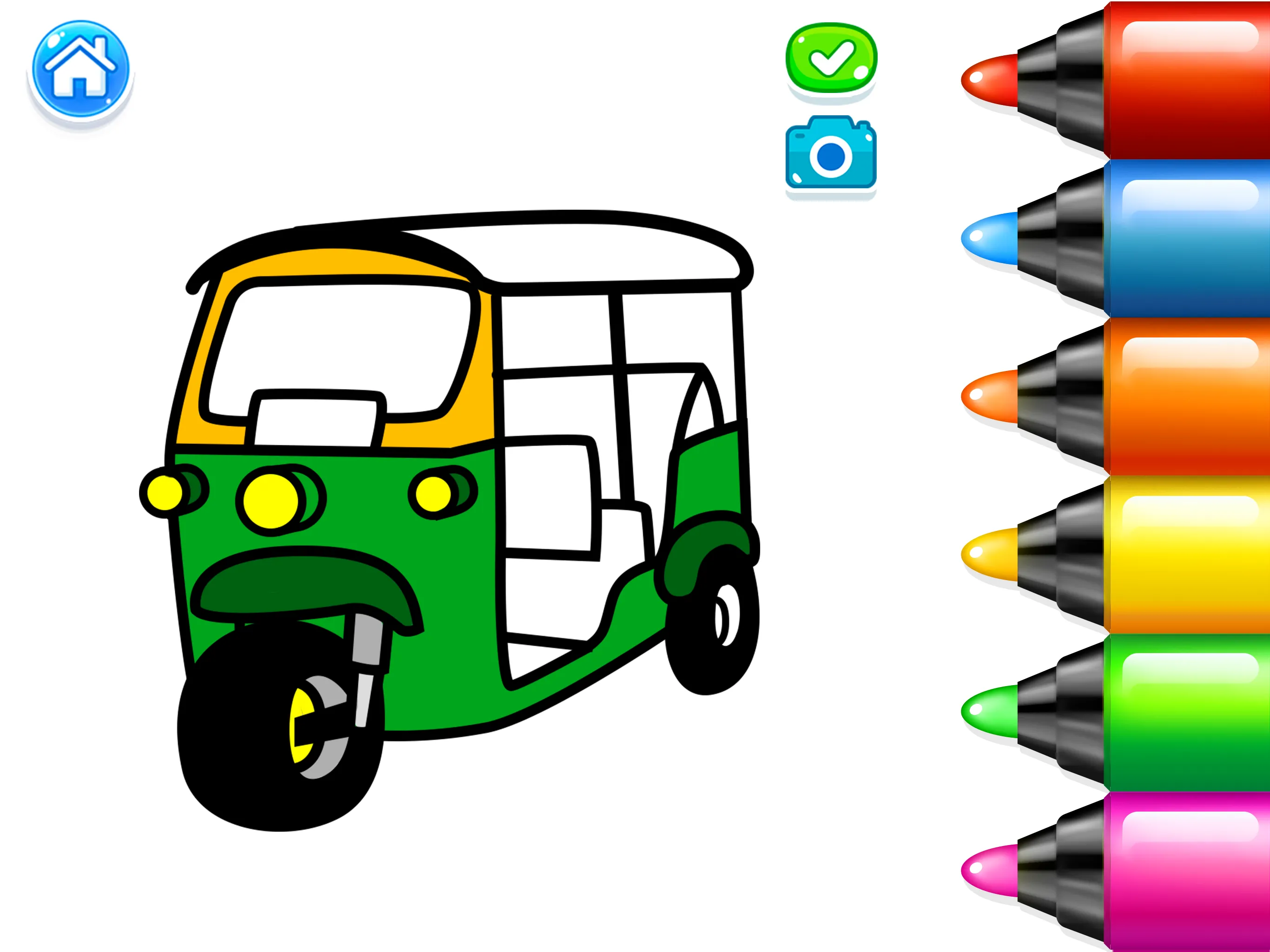 Kids Coloring Pages For Boys | Indus Appstore | Screenshot