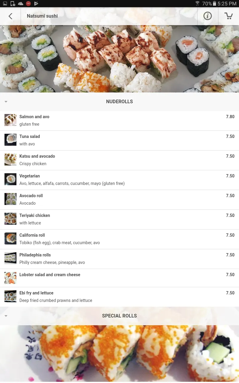 Natsumi sushi | Indus Appstore | Screenshot