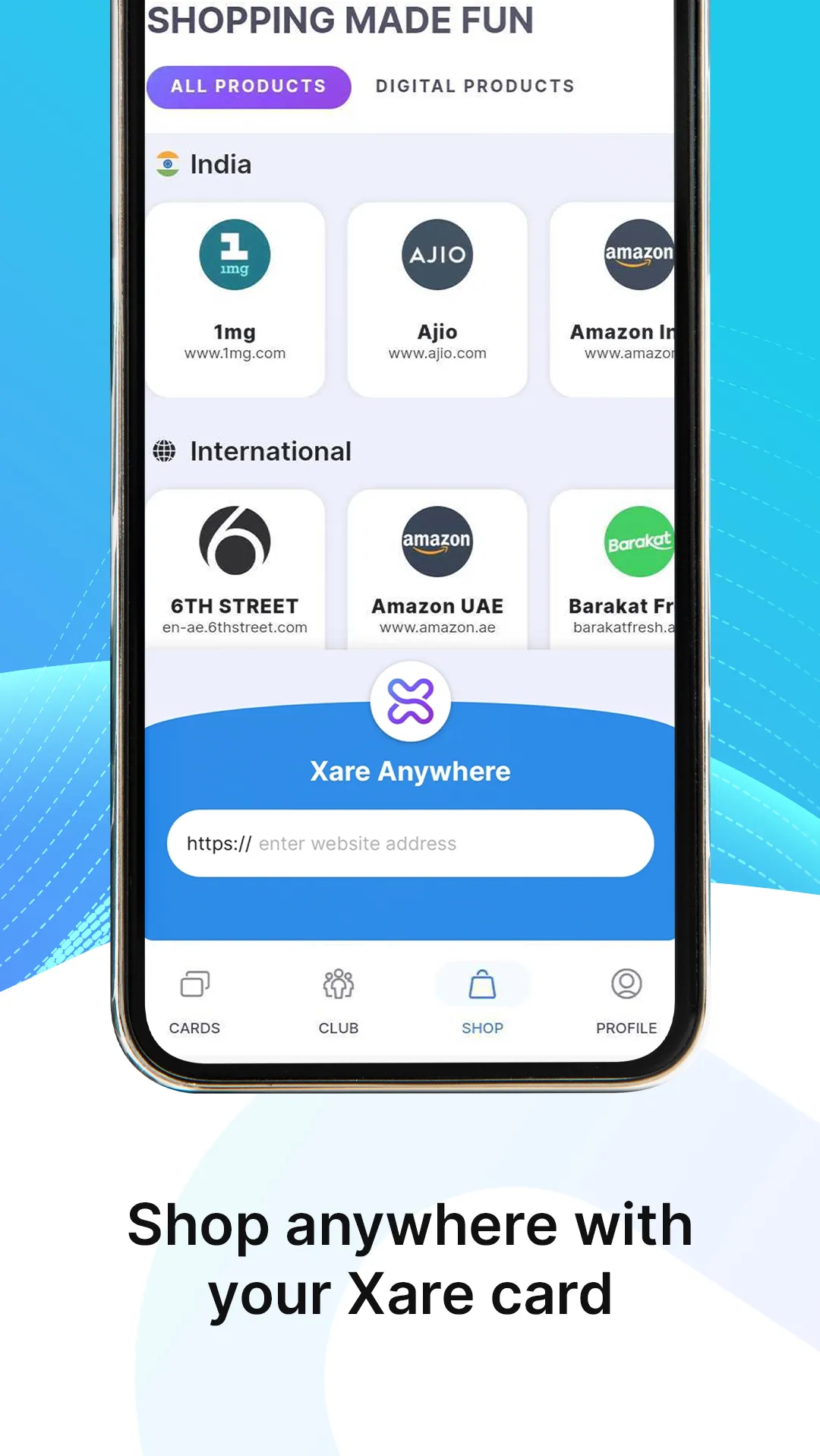 Xare - Share Debit,Credit card | Indus Appstore | Screenshot