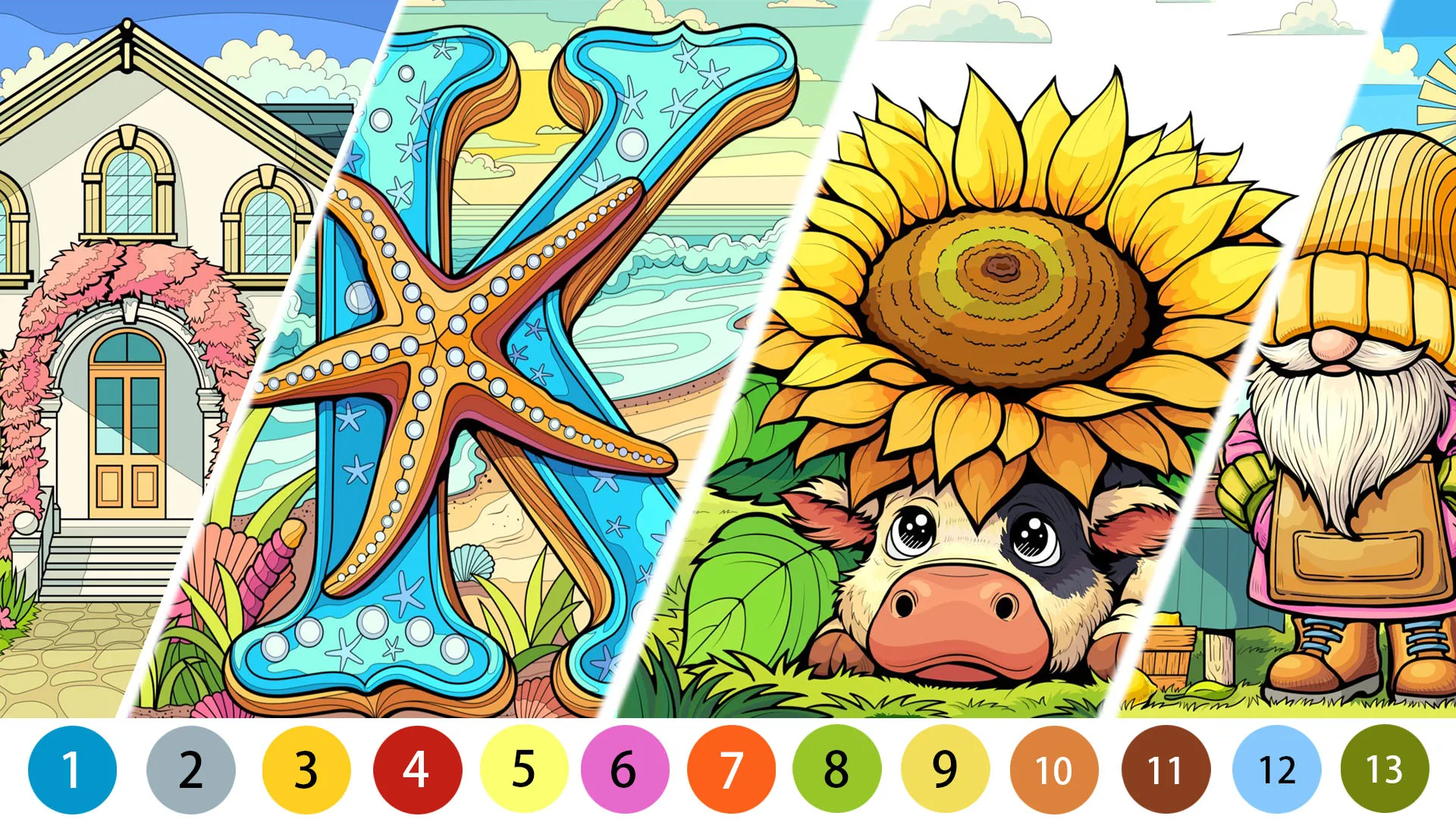 Pop Color - Paint by number | Indus Appstore | Screenshot