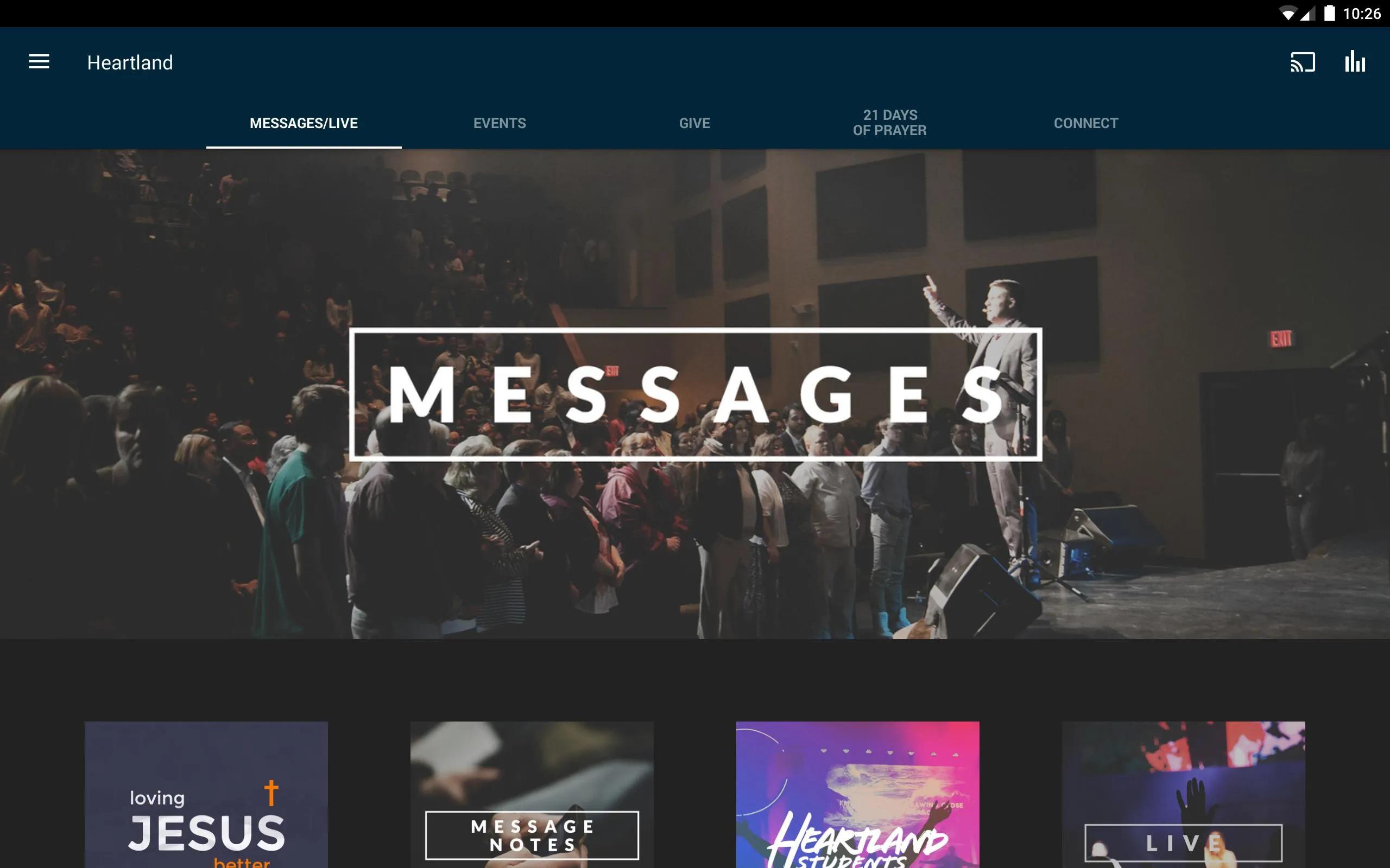 The Heartland Church | Indus Appstore | Screenshot