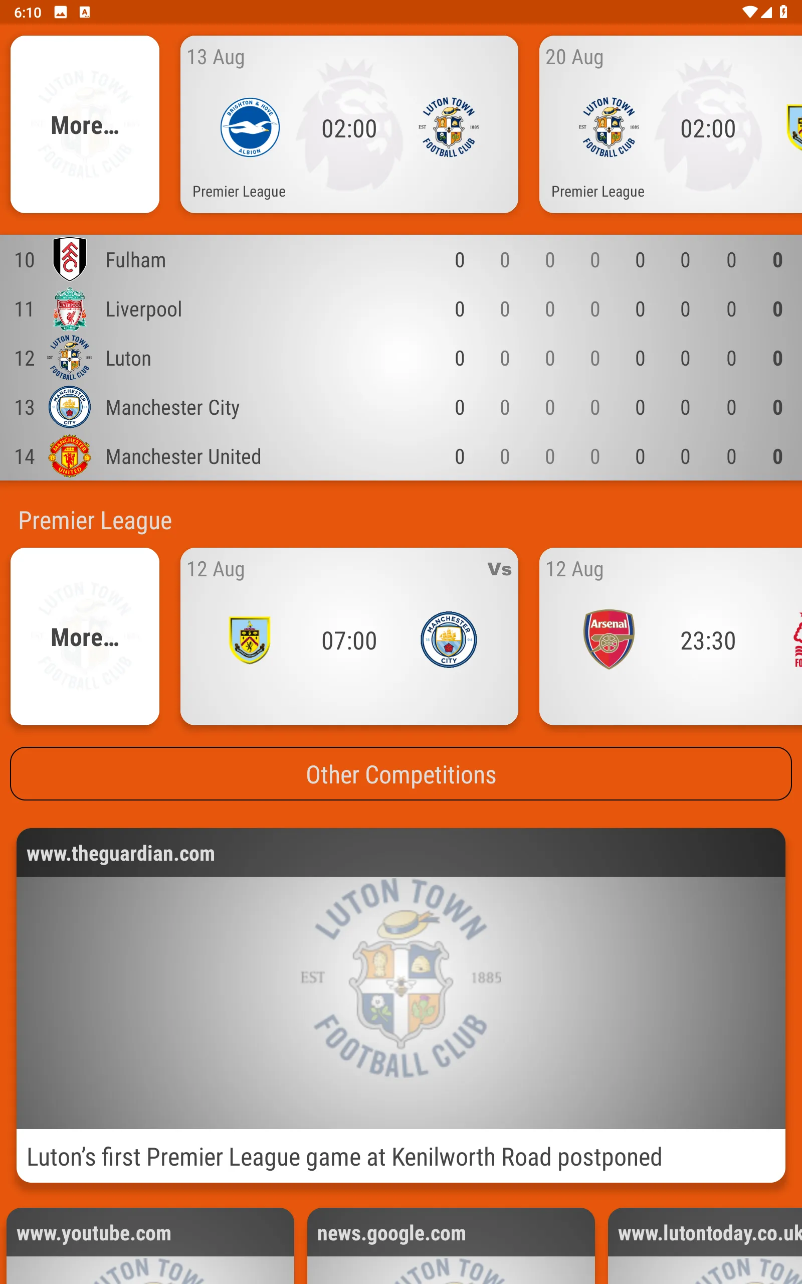 Luton Town Fan App | Indus Appstore | Screenshot