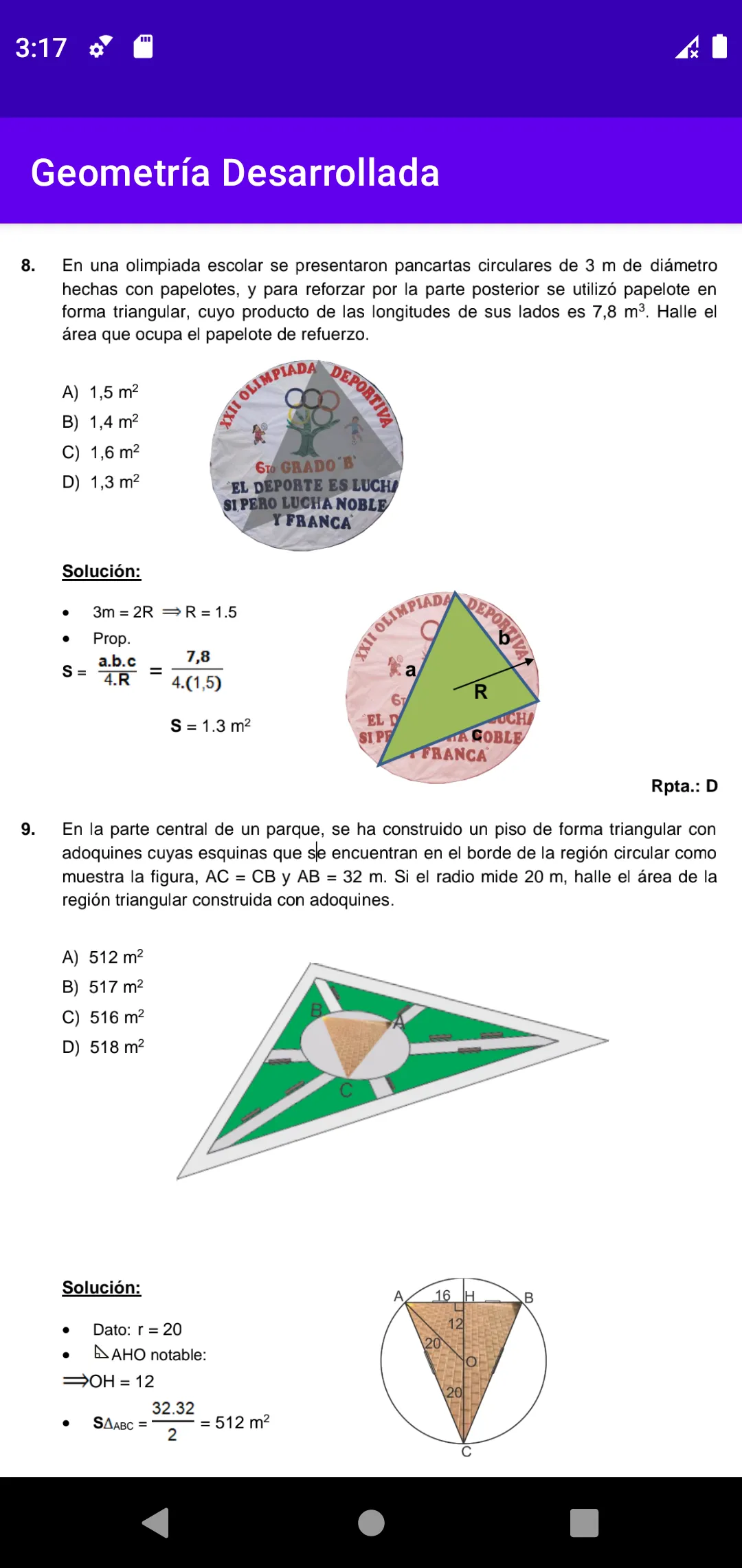 Geometría Desarrollada | Indus Appstore | Screenshot