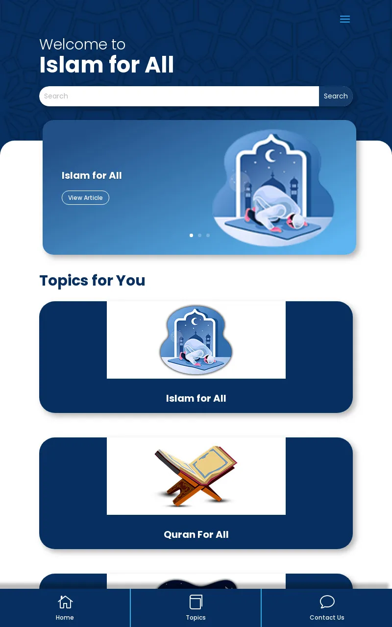 ISLAM FOR ALL | Indus Appstore | Screenshot