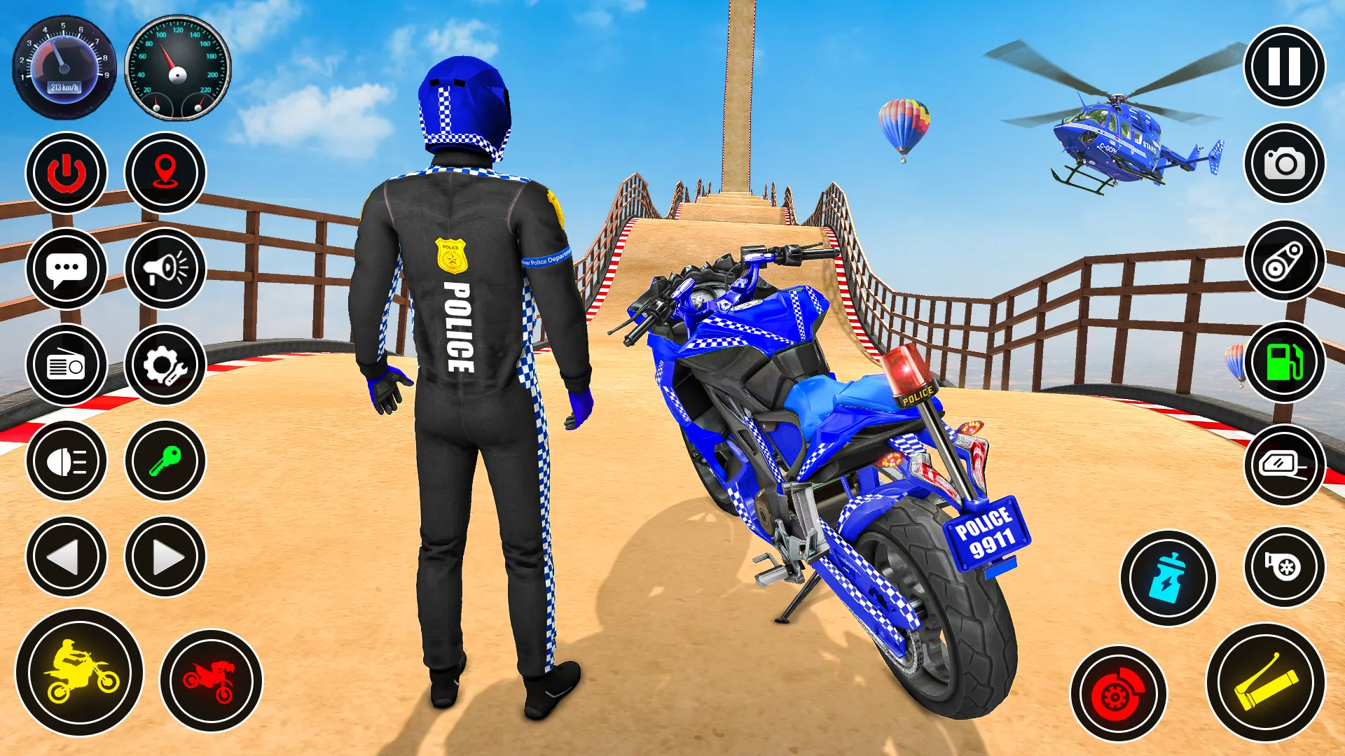 Police bike Stunt Bike Racing | Indus Appstore | Screenshot