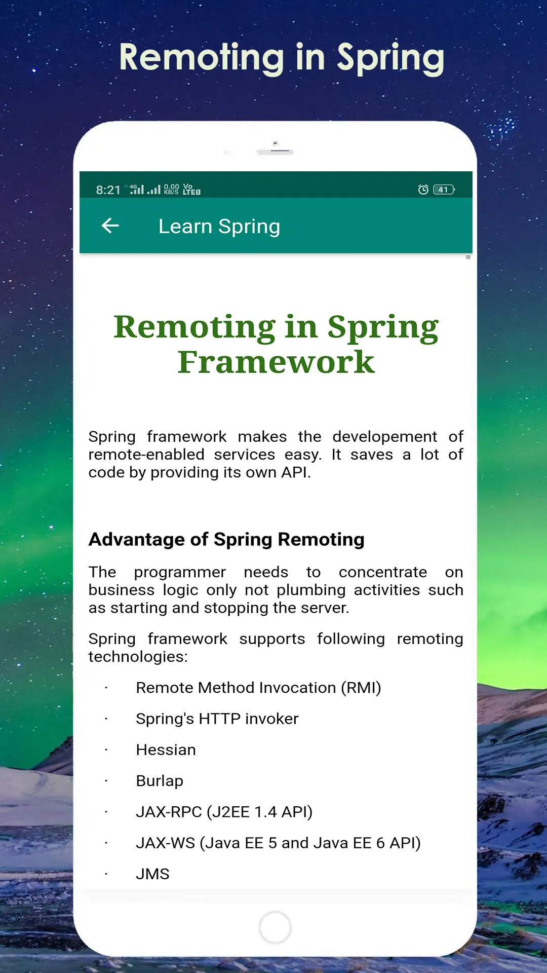 Learn Spring Framework - Java | Indus Appstore | Screenshot