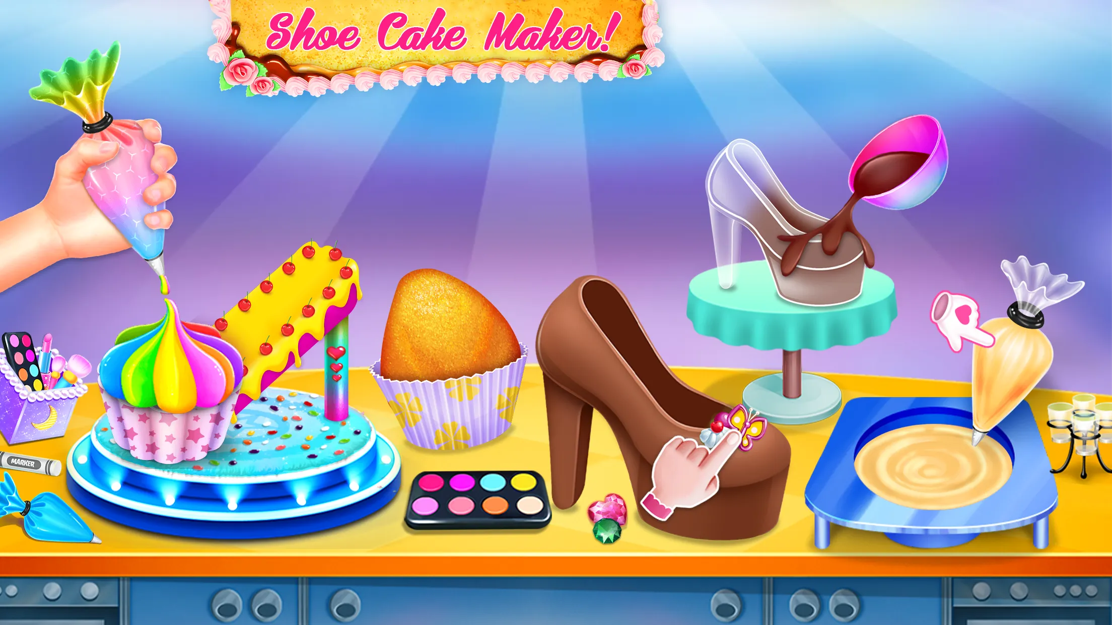 Shoe Cake Maker - Cooking game | Indus Appstore | Screenshot
