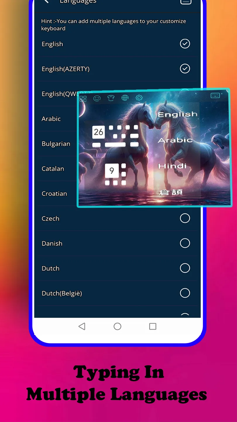 Pony horse love keyboard | Indus Appstore | Screenshot