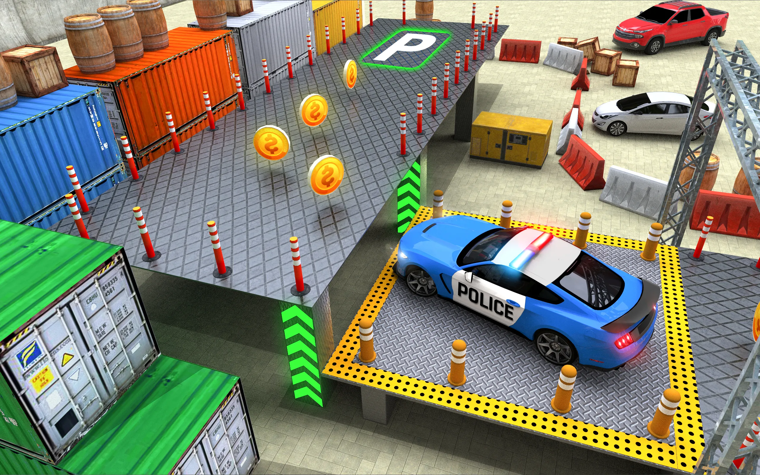 Police Car Parking School Game | Indus Appstore | Screenshot