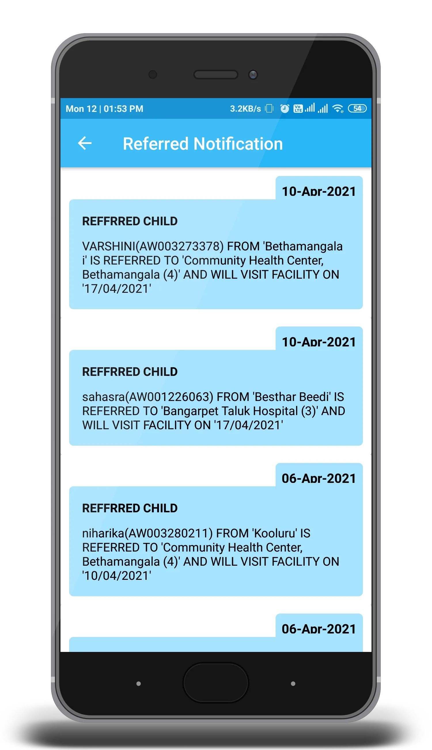RBSK Swasthya Kirana,Karnataka | Indus Appstore | Screenshot