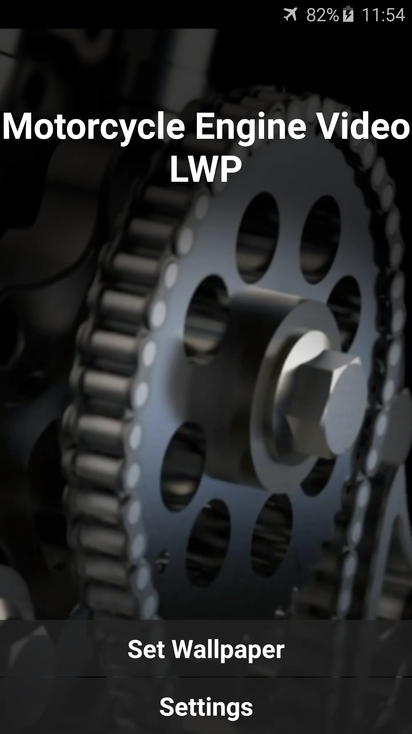 Motorcycle Engine Video LWP | Indus Appstore | Screenshot