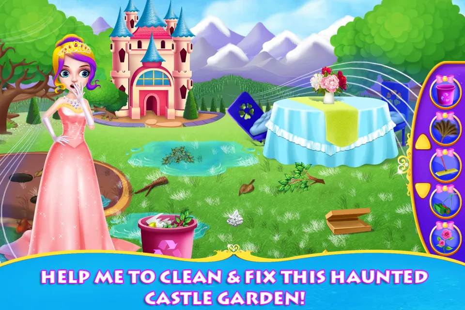 Princess Cleaning Ghost Castle | Indus Appstore | Screenshot