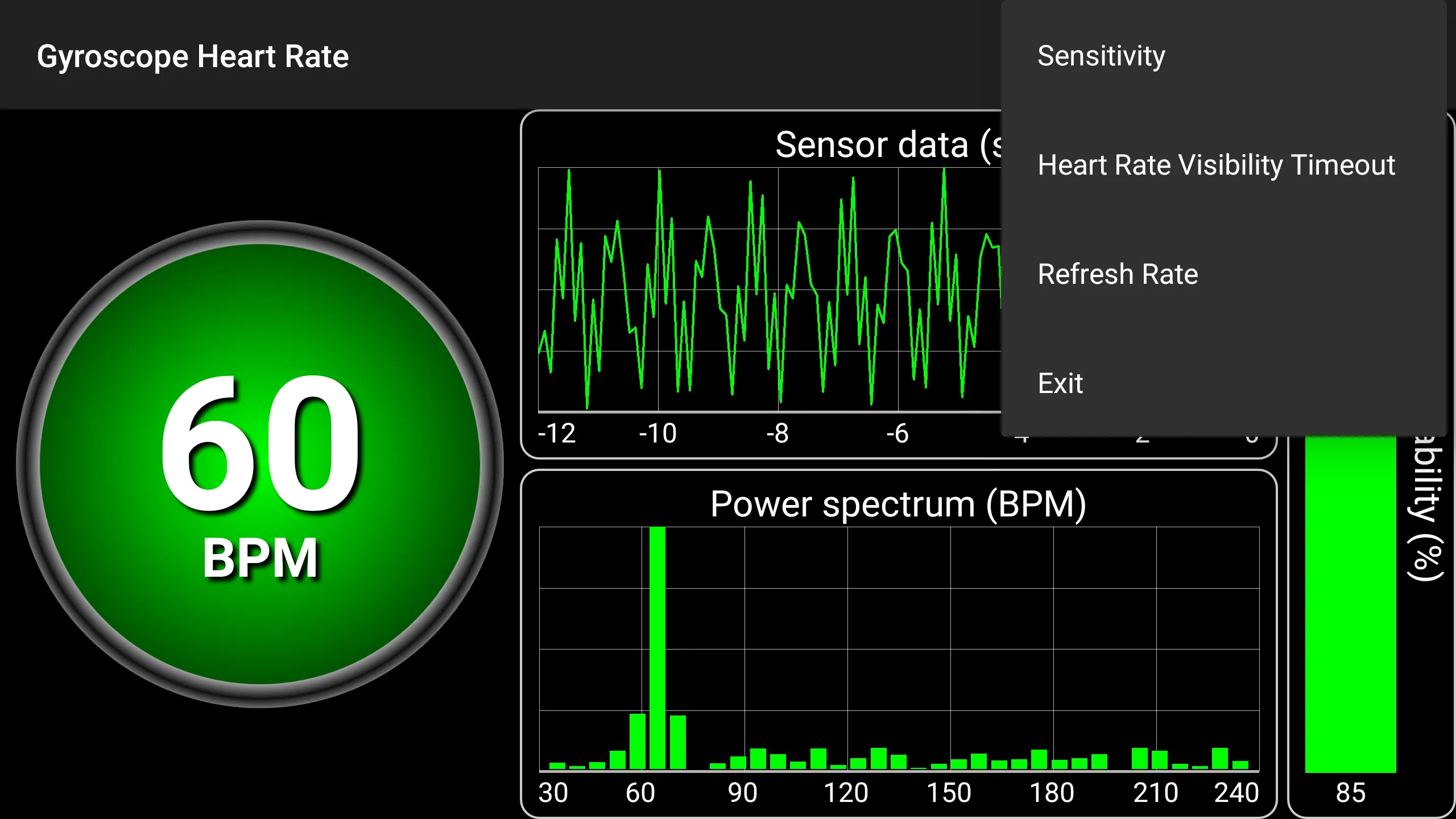 Gyroscope Heart Rate | Indus Appstore | Screenshot