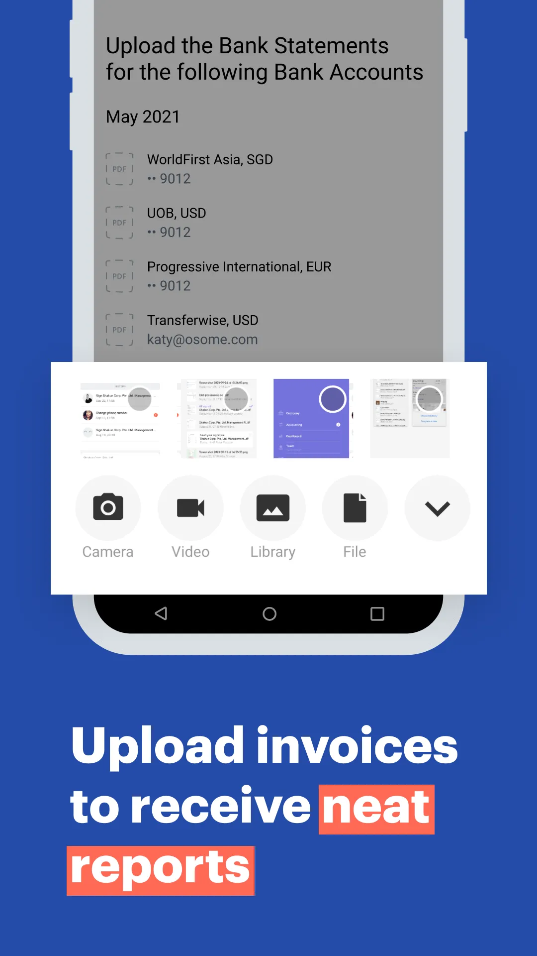 Osome: invoice & accounting | Indus Appstore | Screenshot