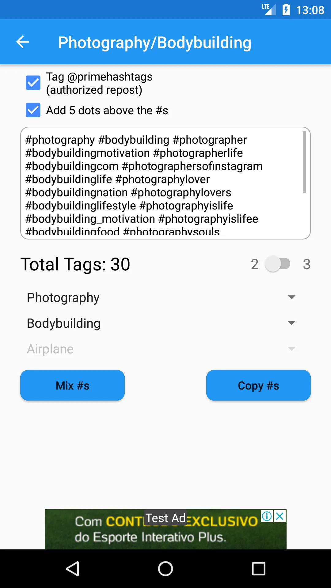 Prime Hashtags | Indus Appstore | Screenshot