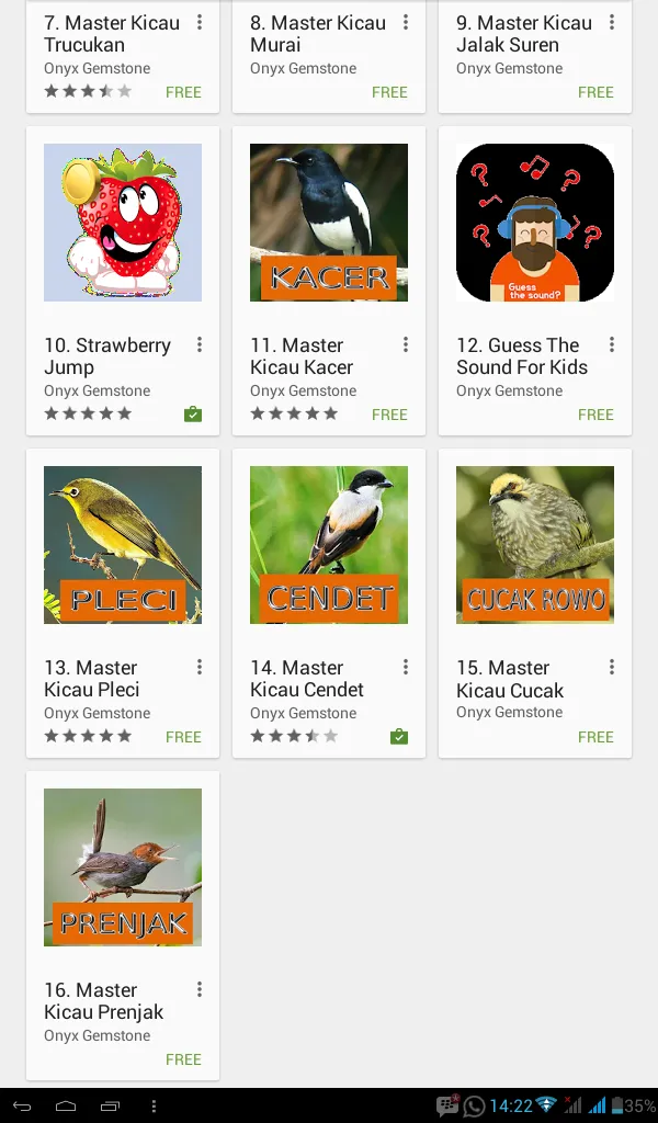 Master Kicau Cucak Ijo | Indus Appstore | Screenshot