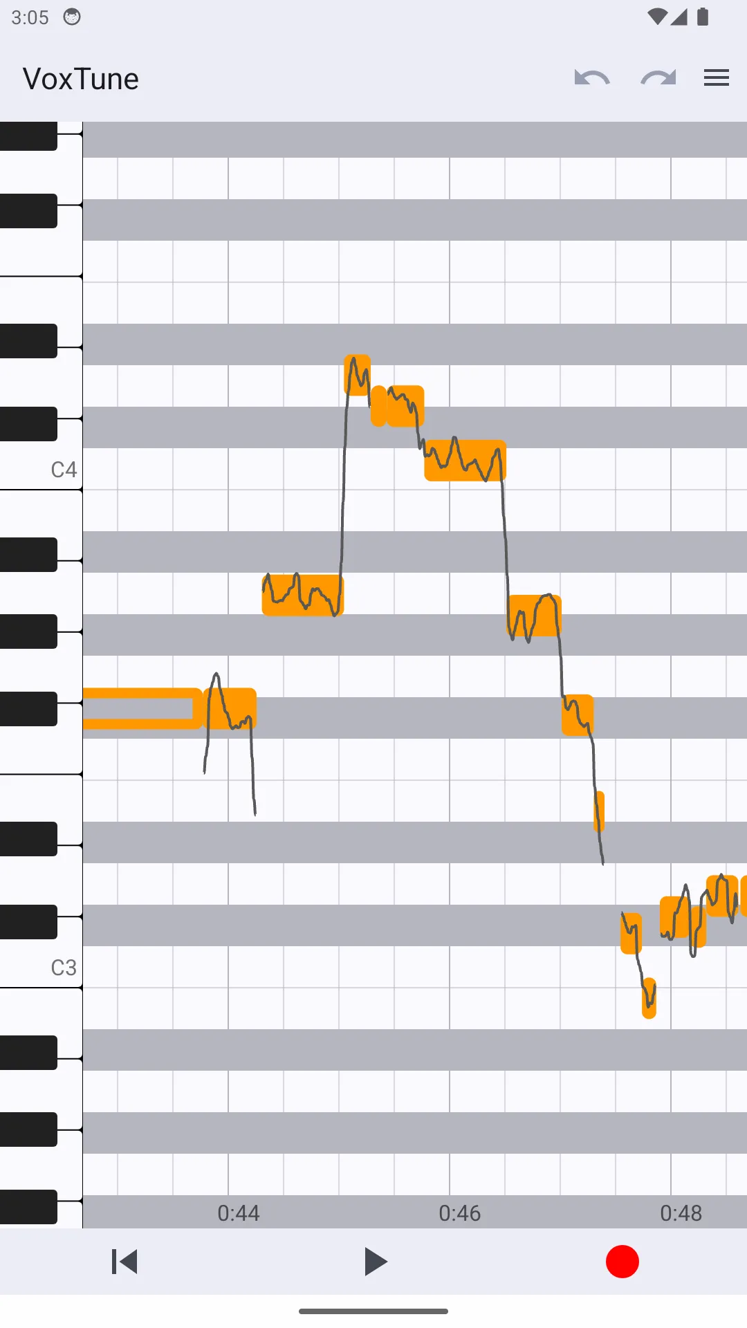 VoxTune - Vocal Pitch Tuner | Indus Appstore | Screenshot