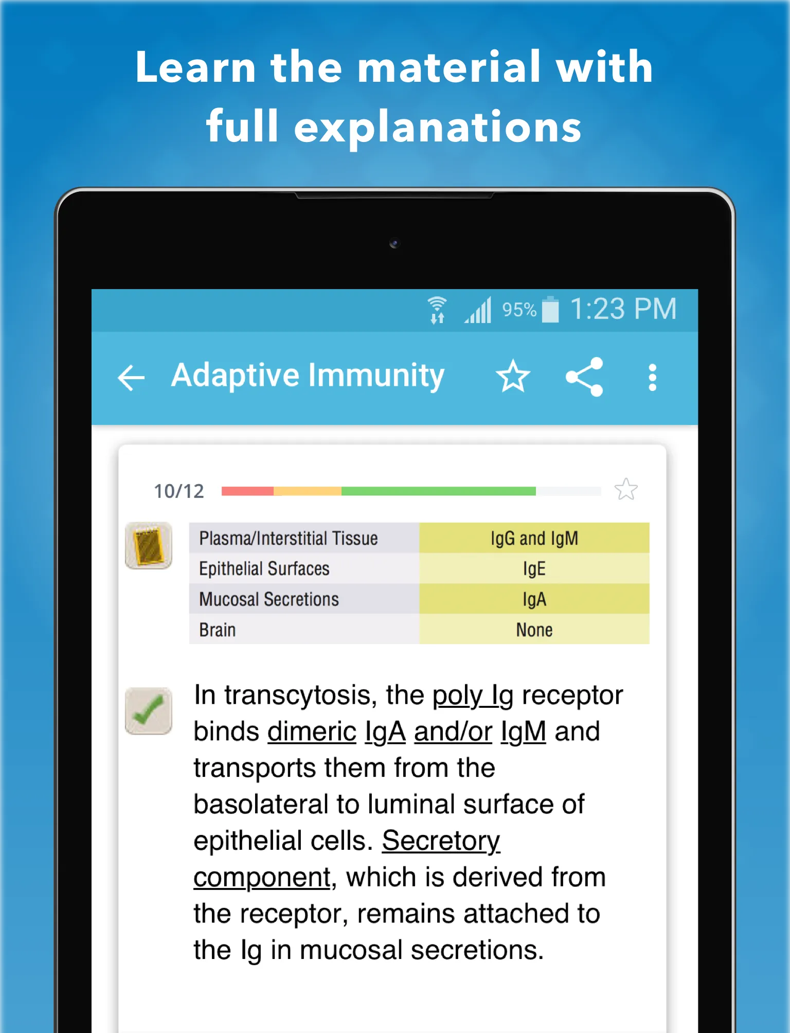 Histology: USMLE Q&A Review | Indus Appstore | Screenshot