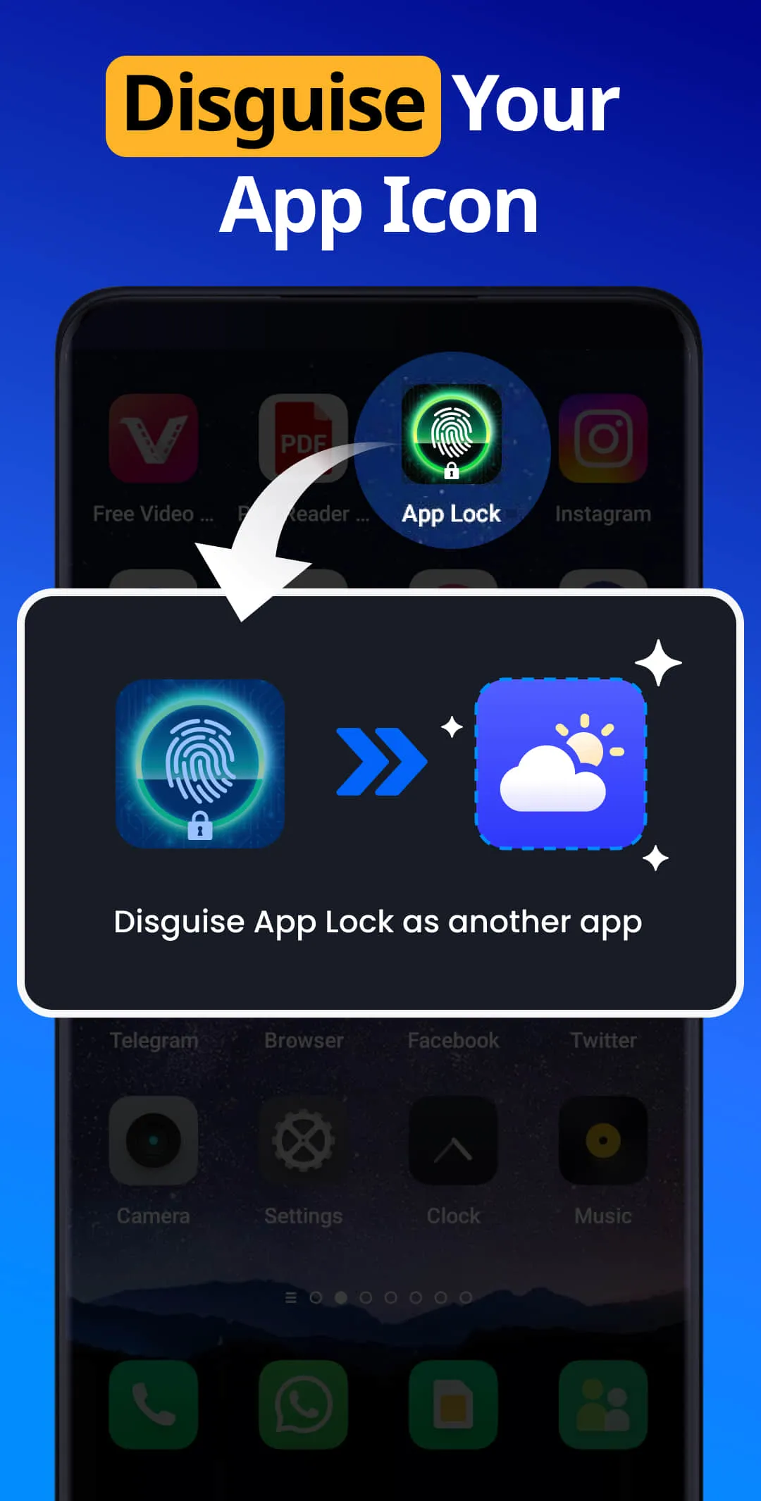 App Lock - AppLock Fingerprint | Indus Appstore | Screenshot