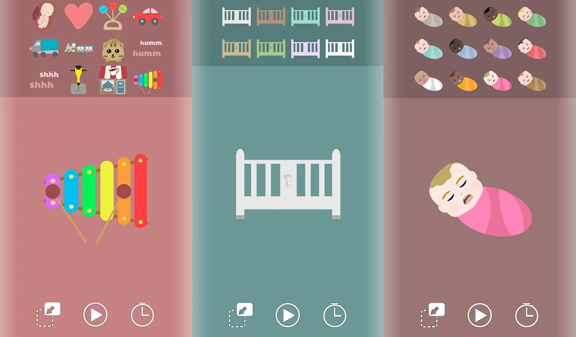 Baby sleep sounds - lullaby | Indus Appstore | Screenshot