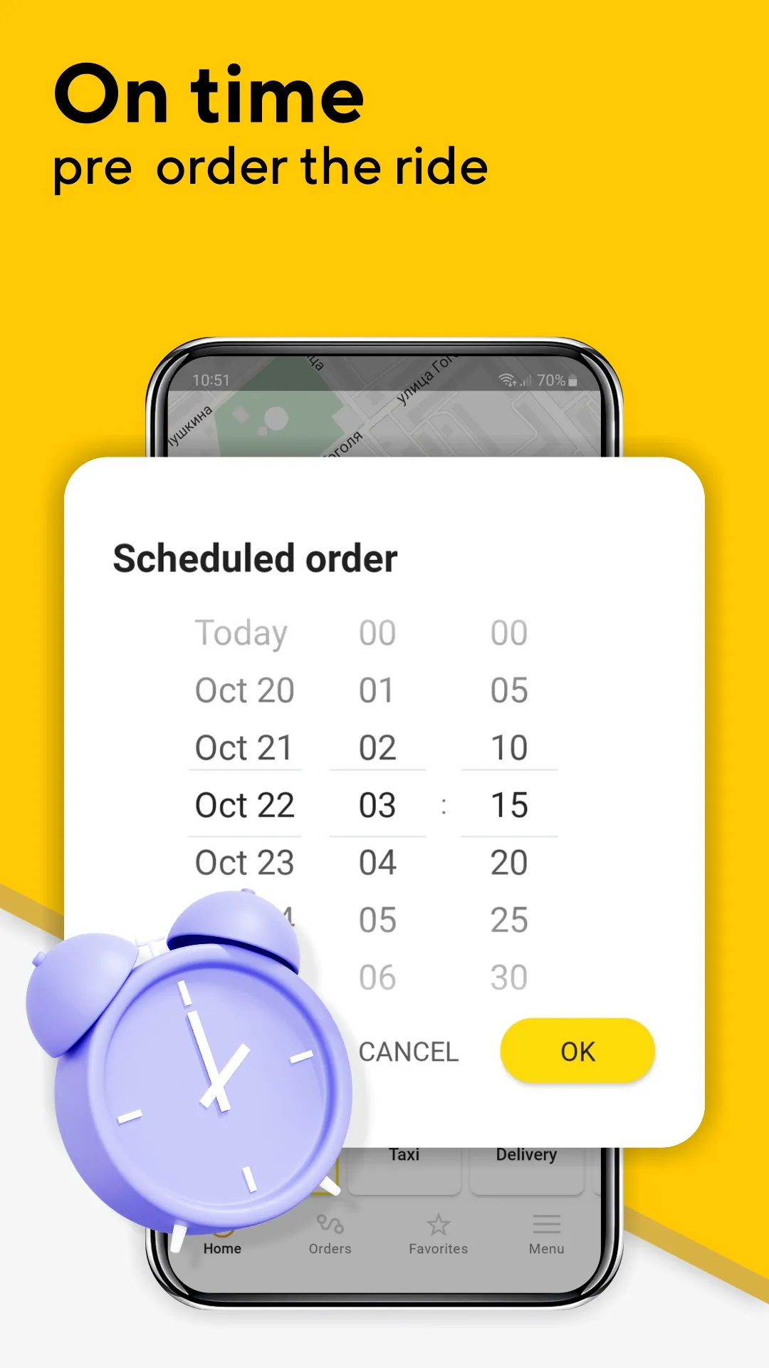Omega: taxi service | Indus Appstore | Screenshot