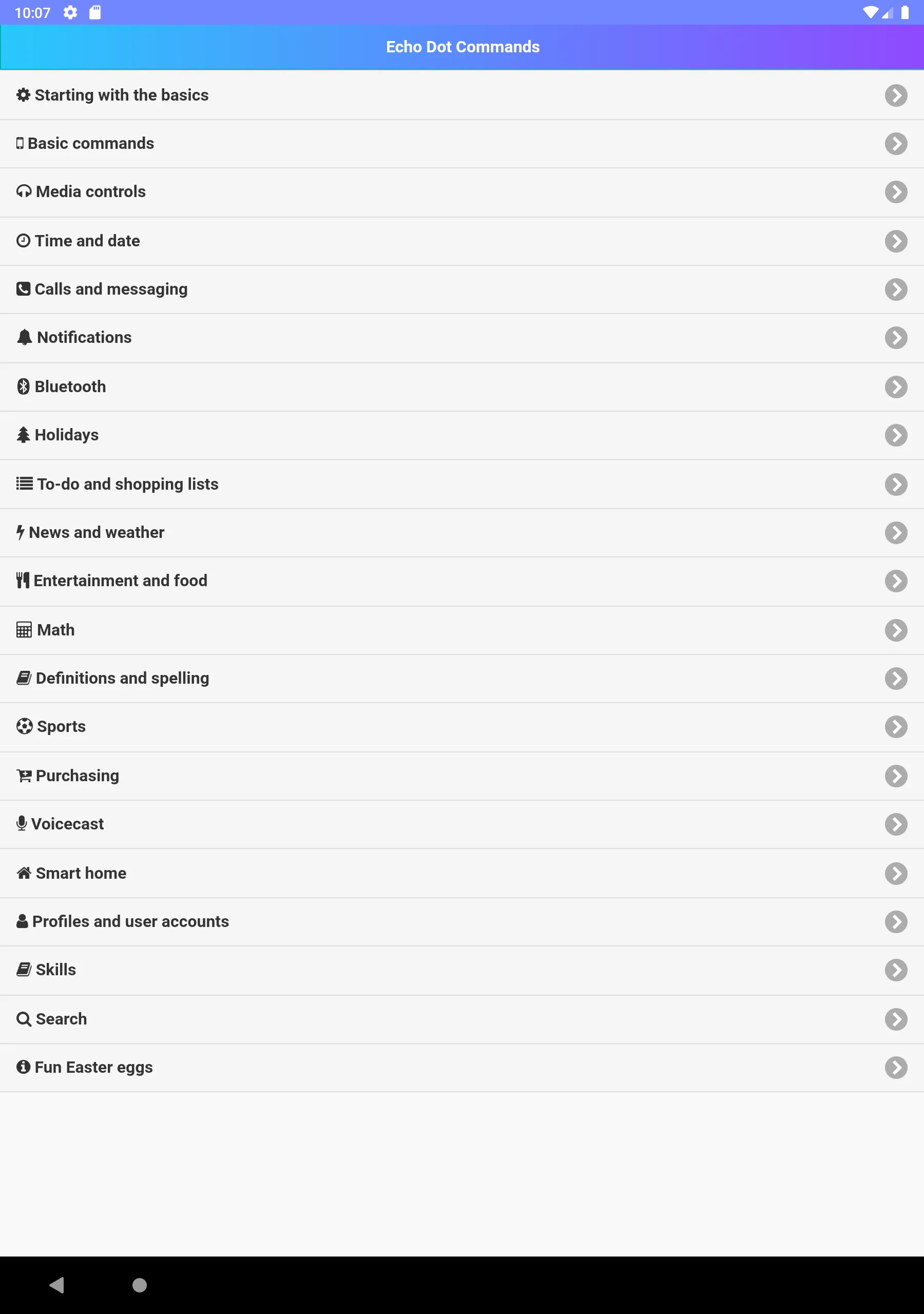 Commands for Echo Dot | Indus Appstore | Screenshot