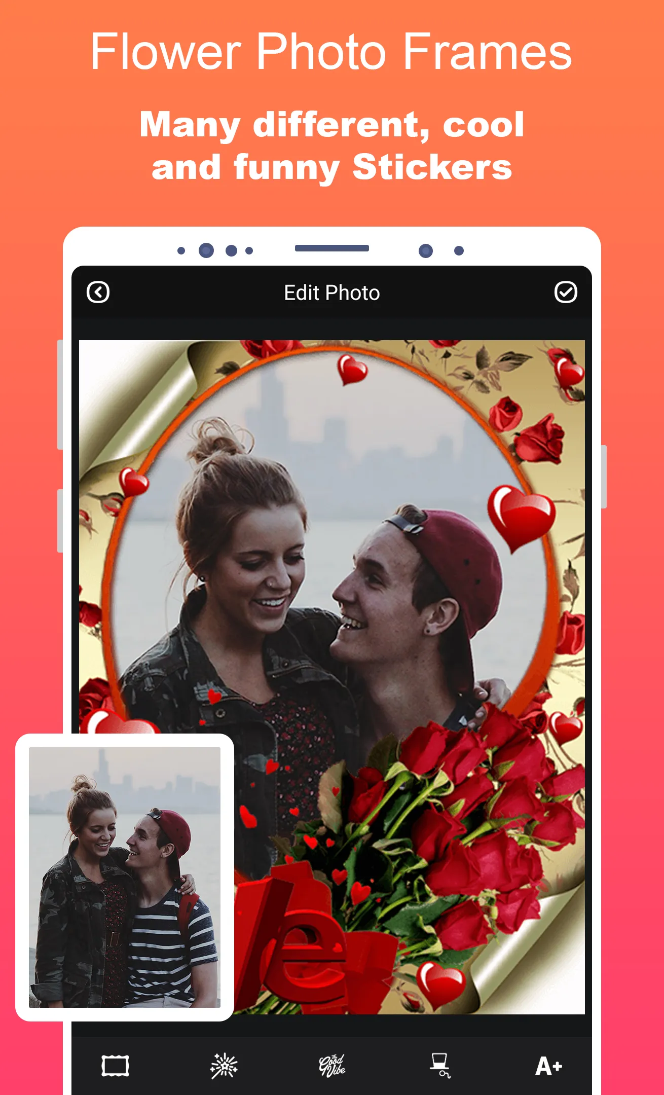 Flowers Frames Photo Editor | Indus Appstore | Screenshot