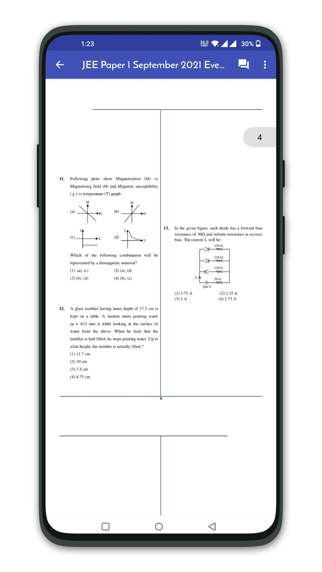 JEE Main Solved Papers | Indus Appstore | Screenshot