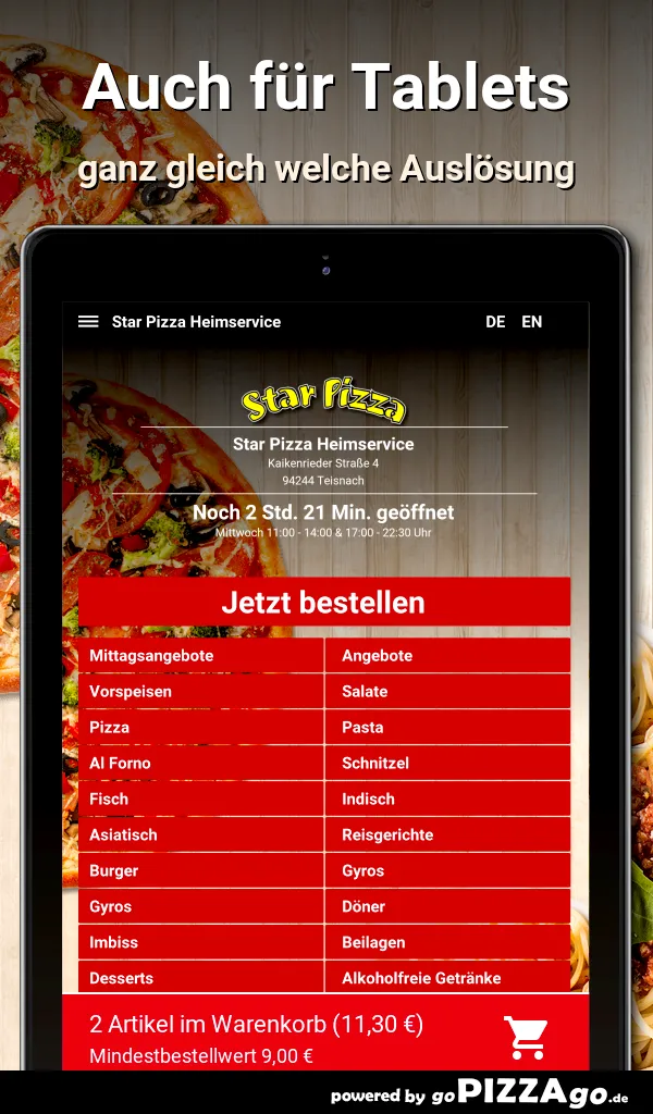 Star Pizza Heimservice Teisnac | Indus Appstore | Screenshot