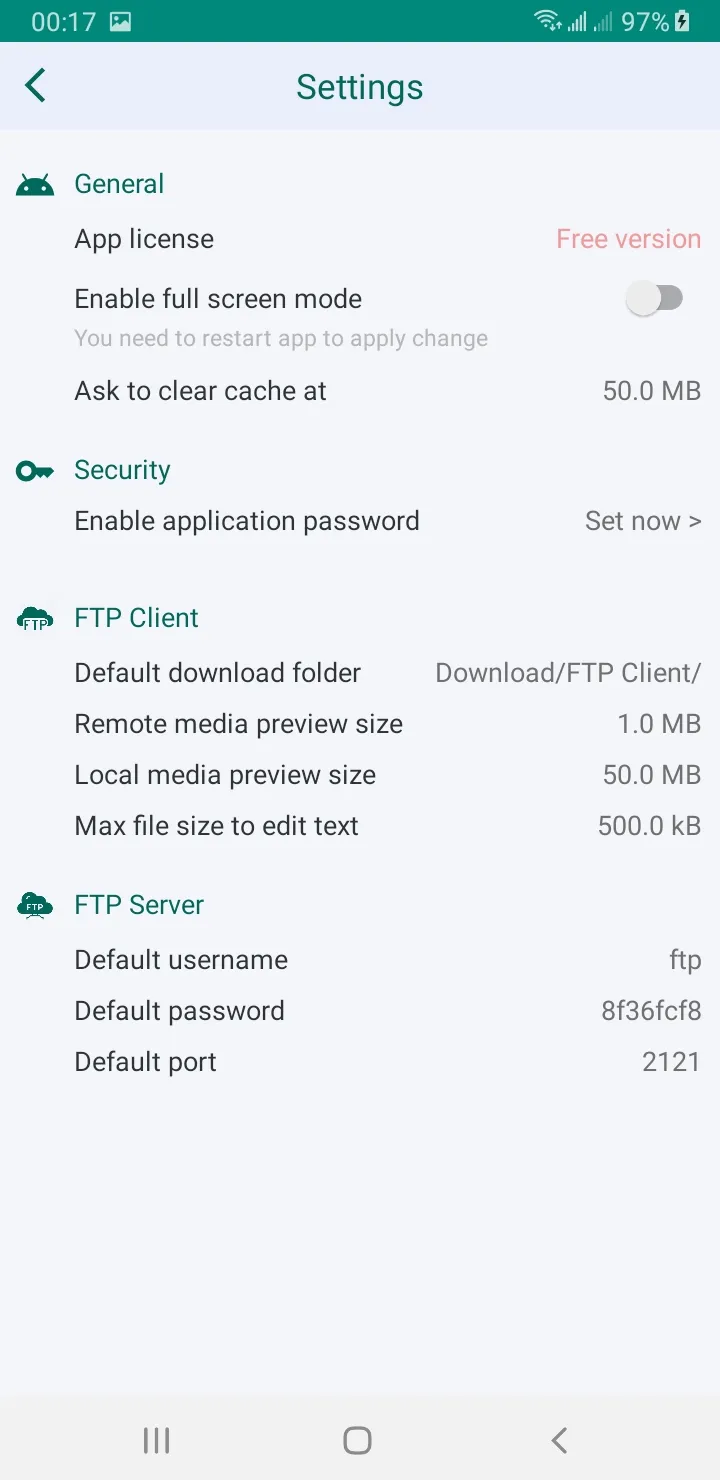 FTP Client/Server | Indus Appstore | Screenshot