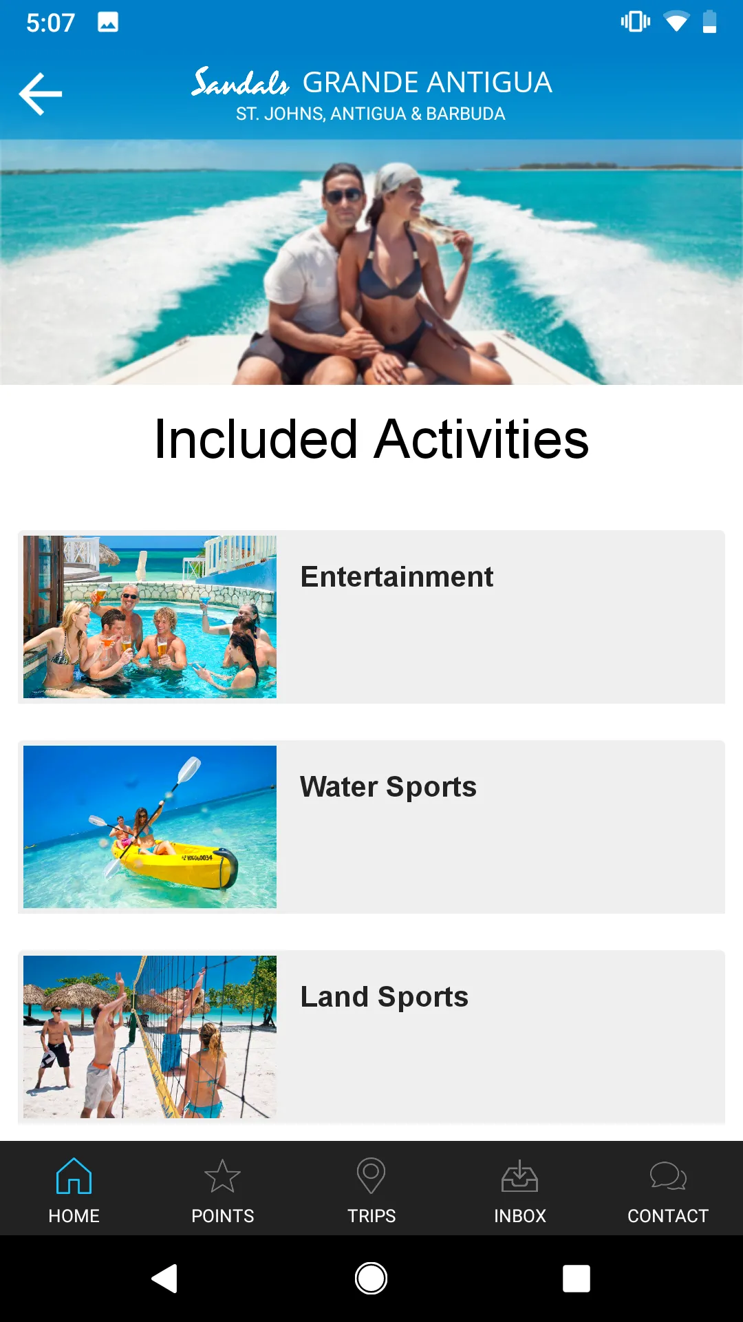 Sandals & Beaches Resorts | Indus Appstore | Screenshot