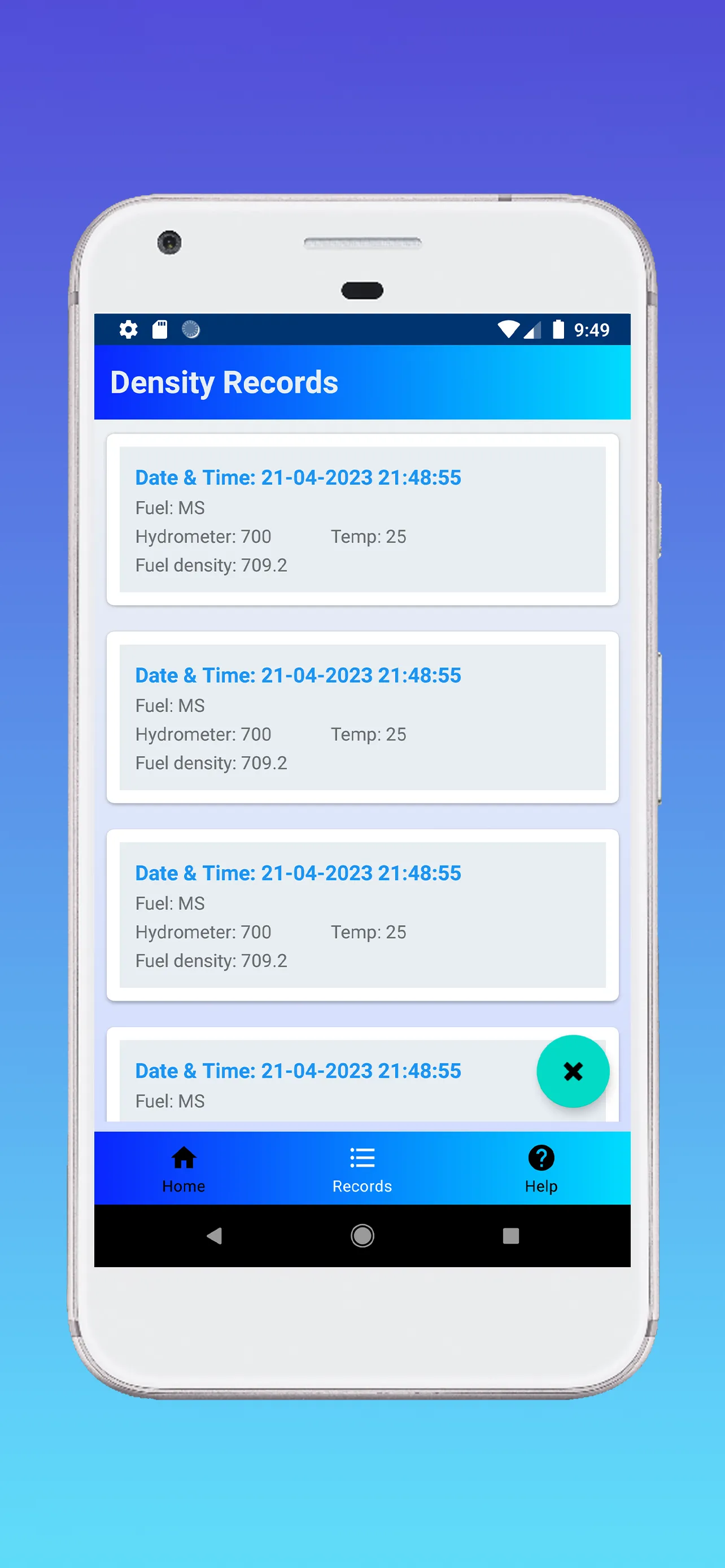 Fuel Density & Dip Calculator | Indus Appstore | Screenshot