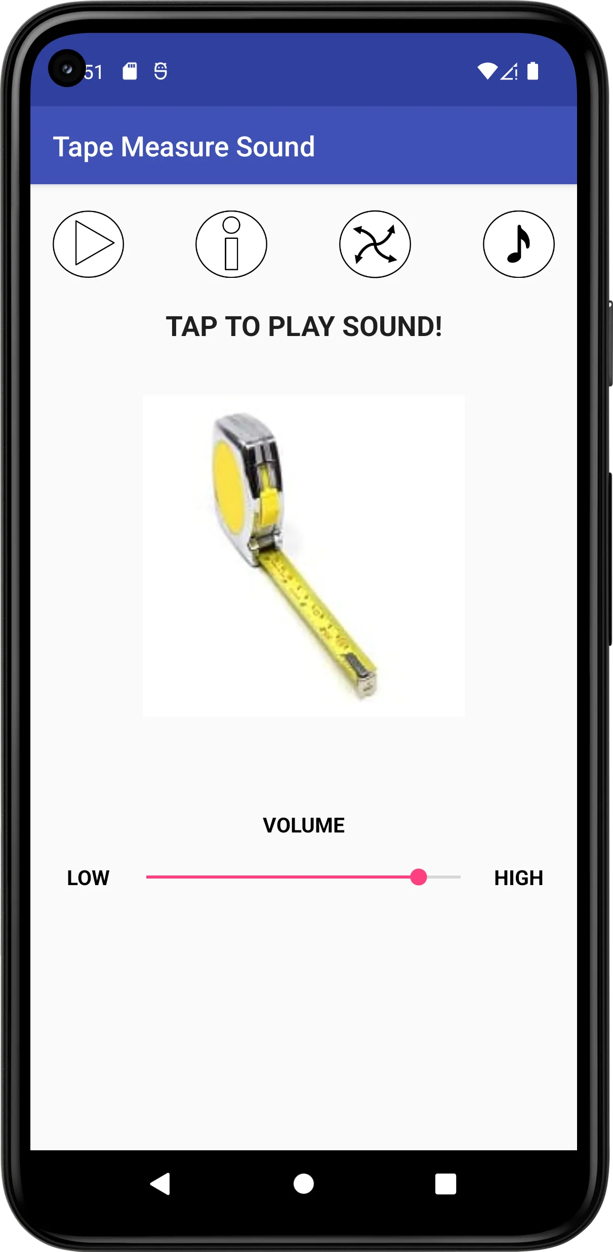 Tape Measure Sound | Indus Appstore | Screenshot