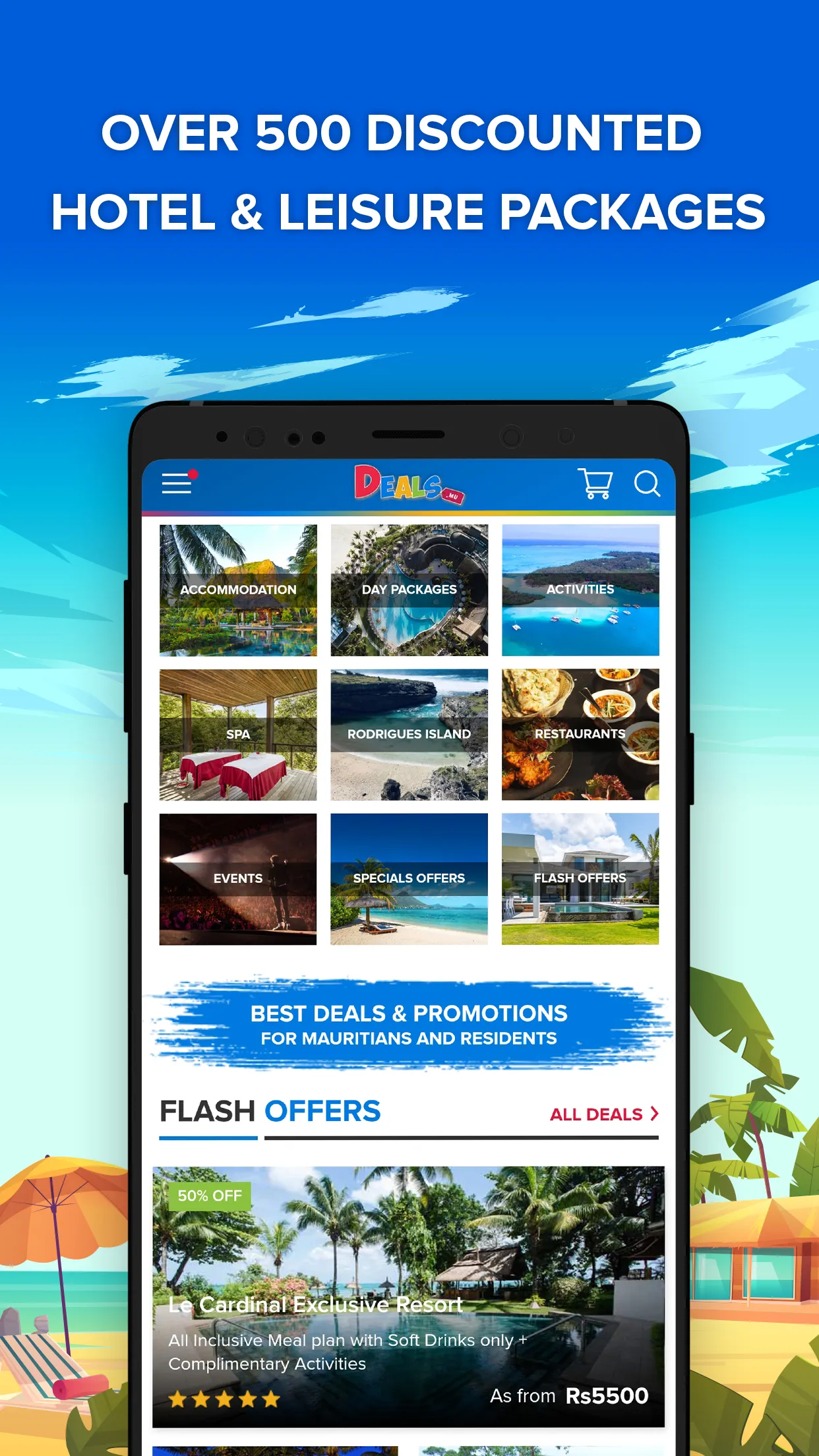 Deals.mu - Hotels, Day Package | Indus Appstore | Screenshot