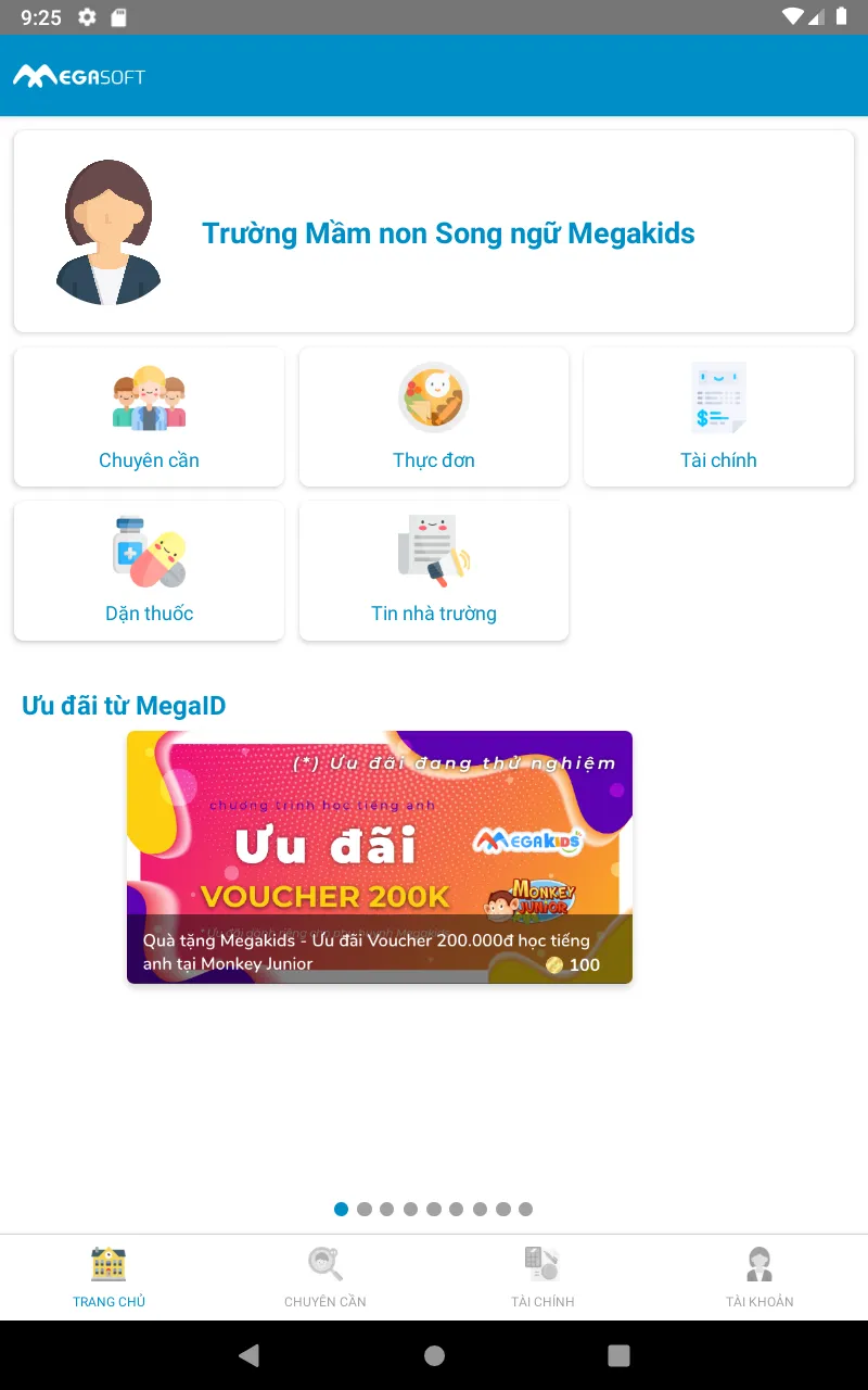 Megakids Quản Lý | Indus Appstore | Screenshot