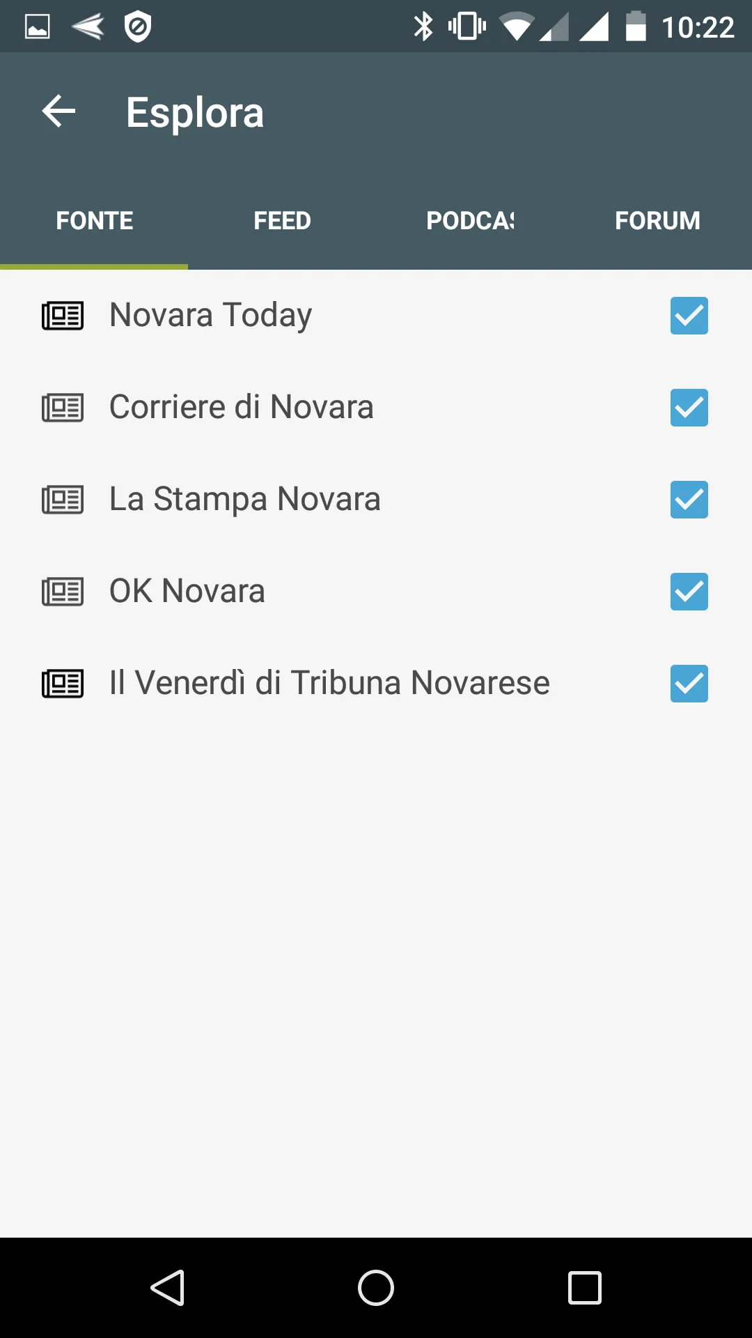 Novara notizie locali | Indus Appstore | Screenshot