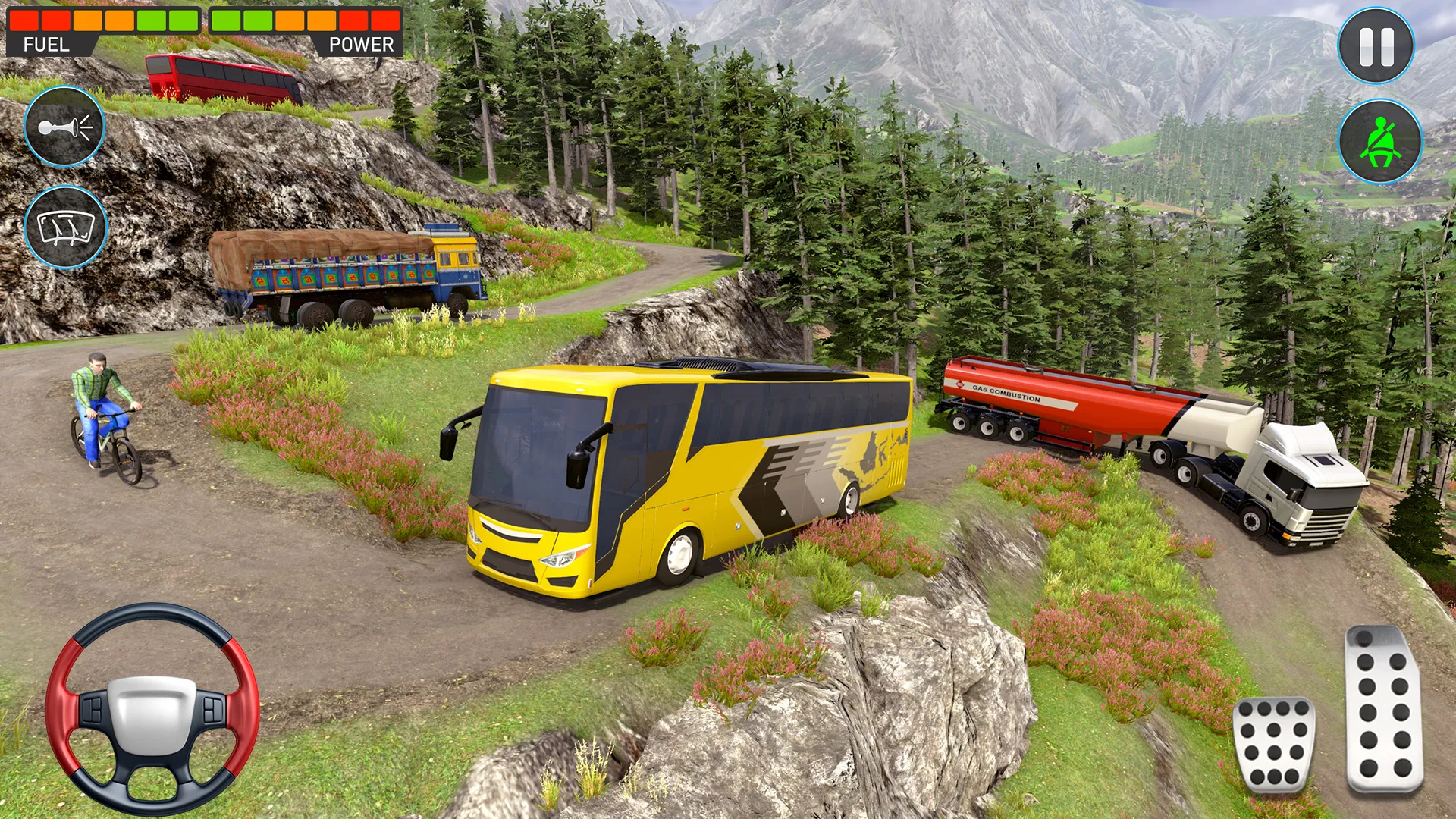 4x4 Mountain car bus driving | Indus Appstore | Screenshot