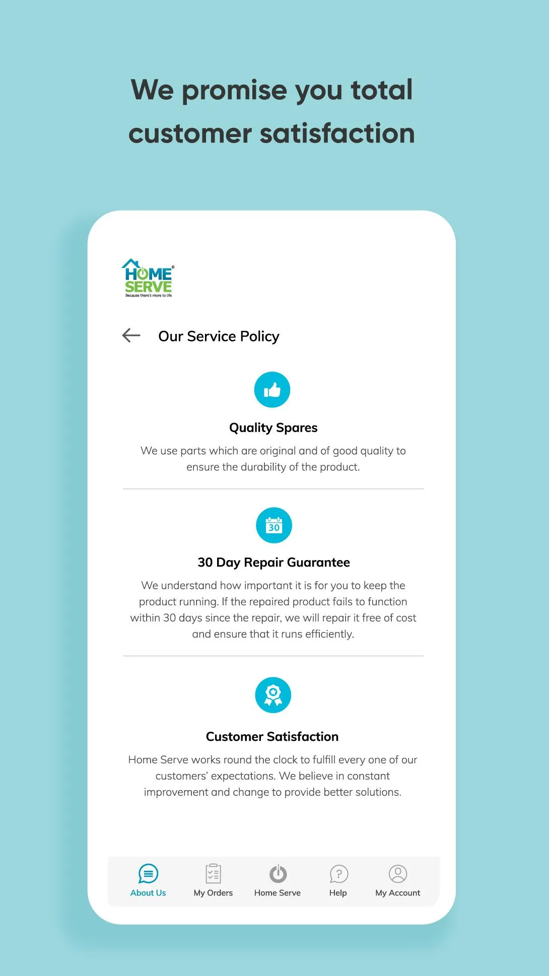 Home Serve | Indus Appstore | Screenshot