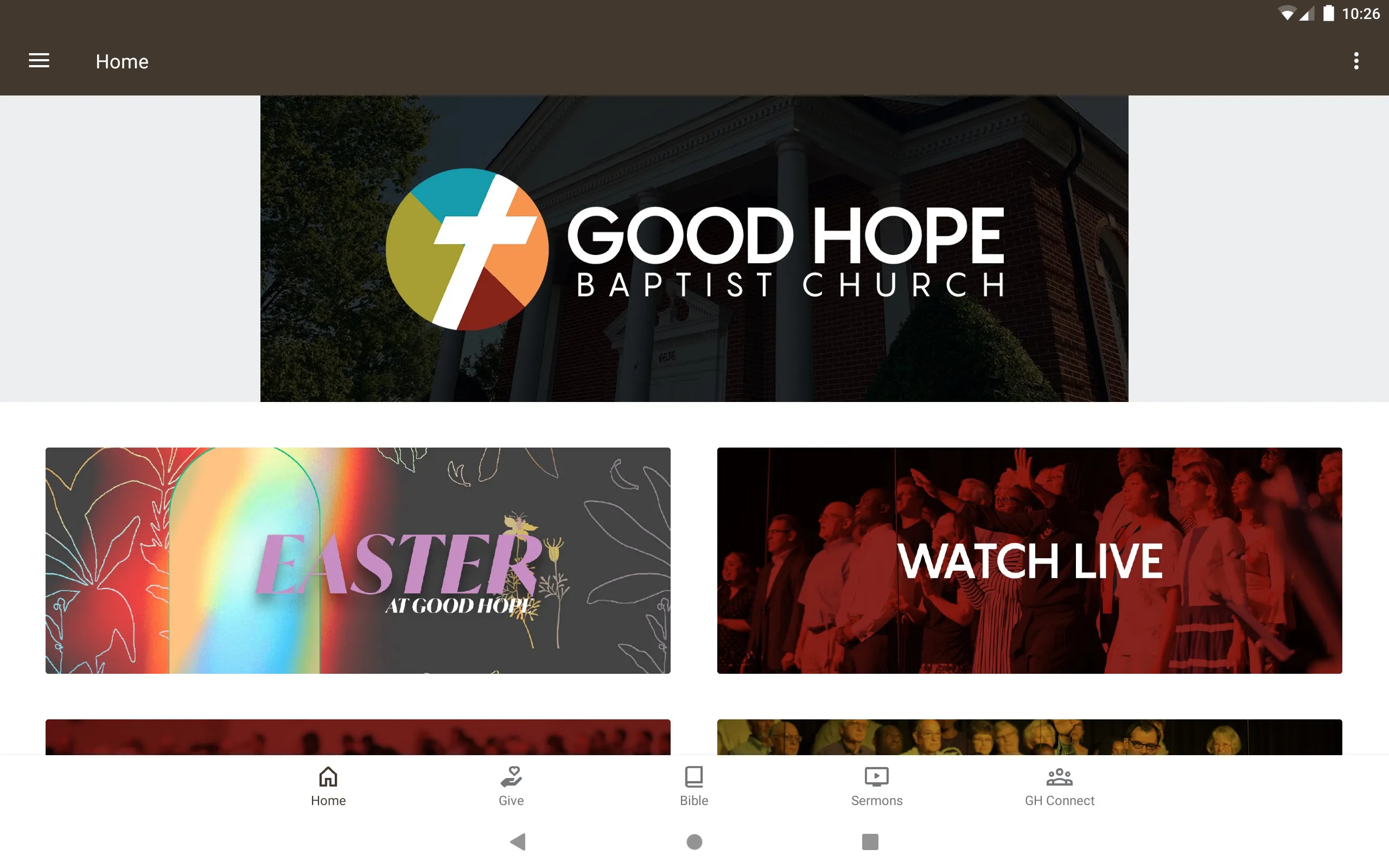 Good Hope Baptist Church App | Indus Appstore | Screenshot