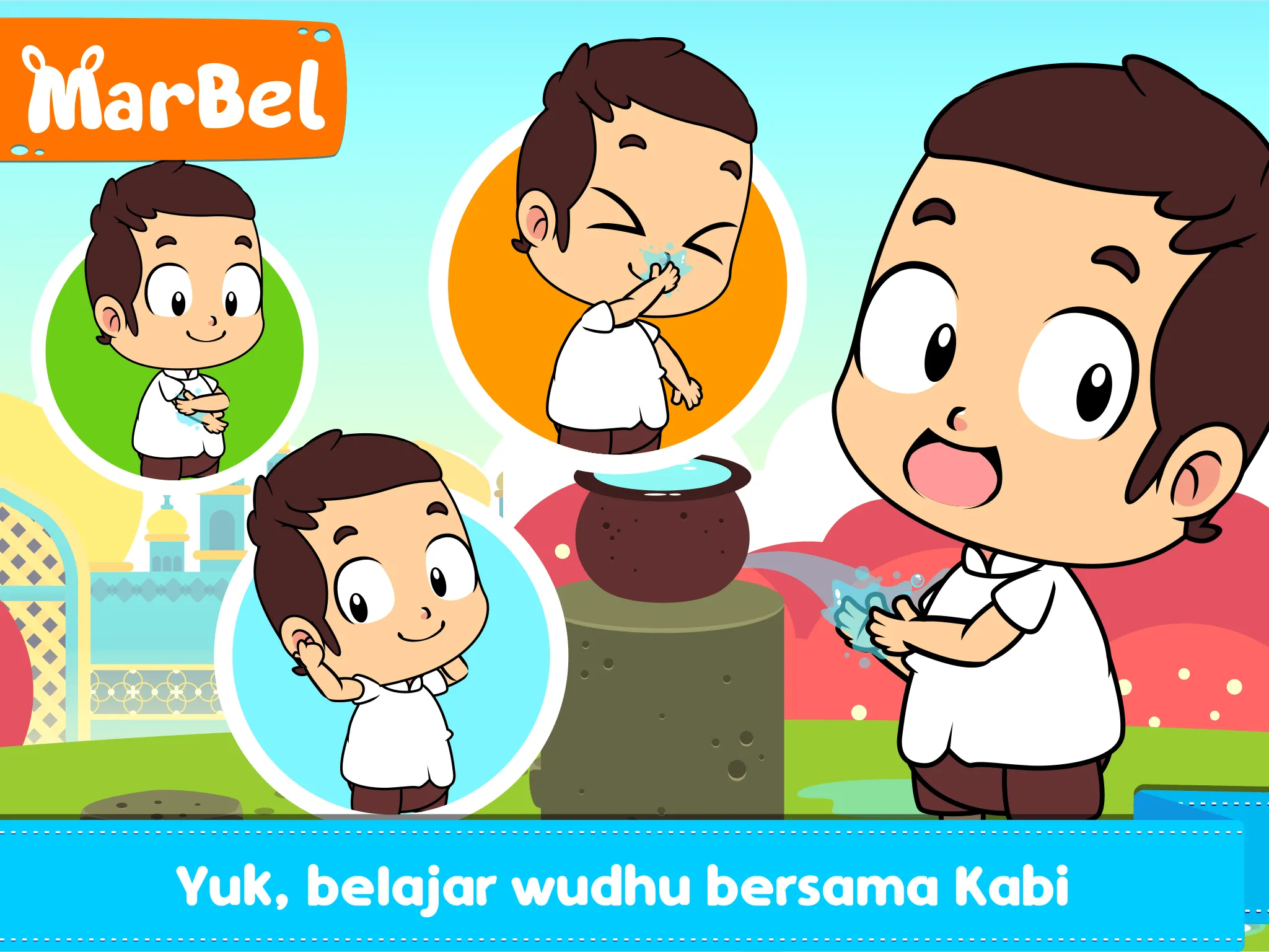 Belajar Wudhu Bersama Marbel | Indus Appstore | Screenshot