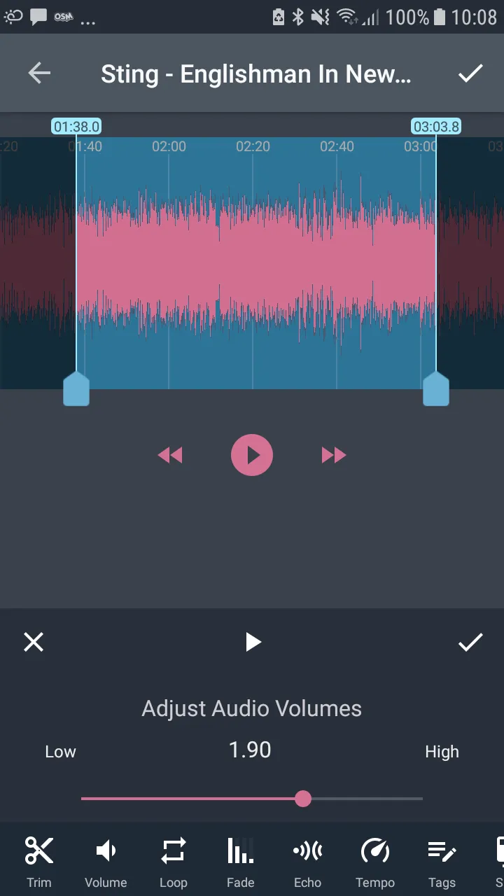 Audio Editing Pro: AndroSound | Indus Appstore | Screenshot