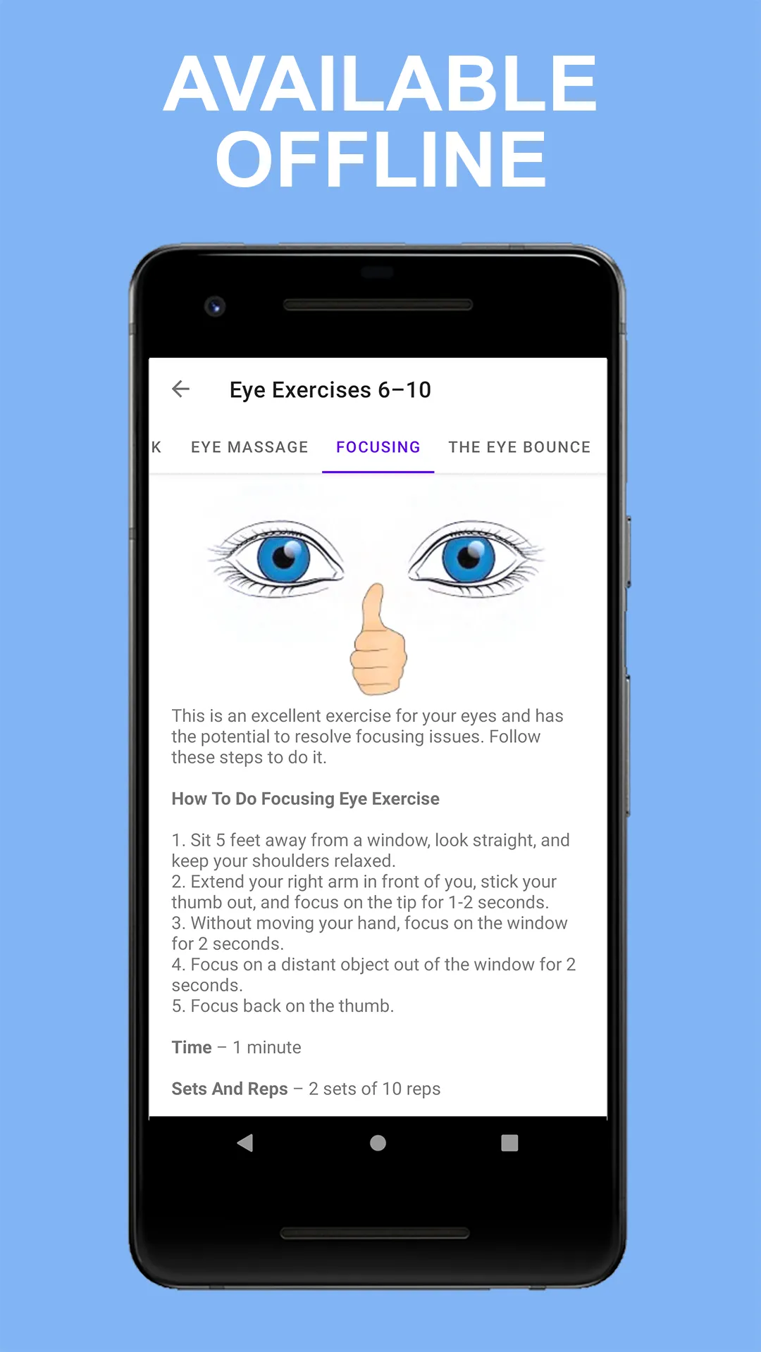 Eye Exercise: Improve Eyesight | Indus Appstore | Screenshot