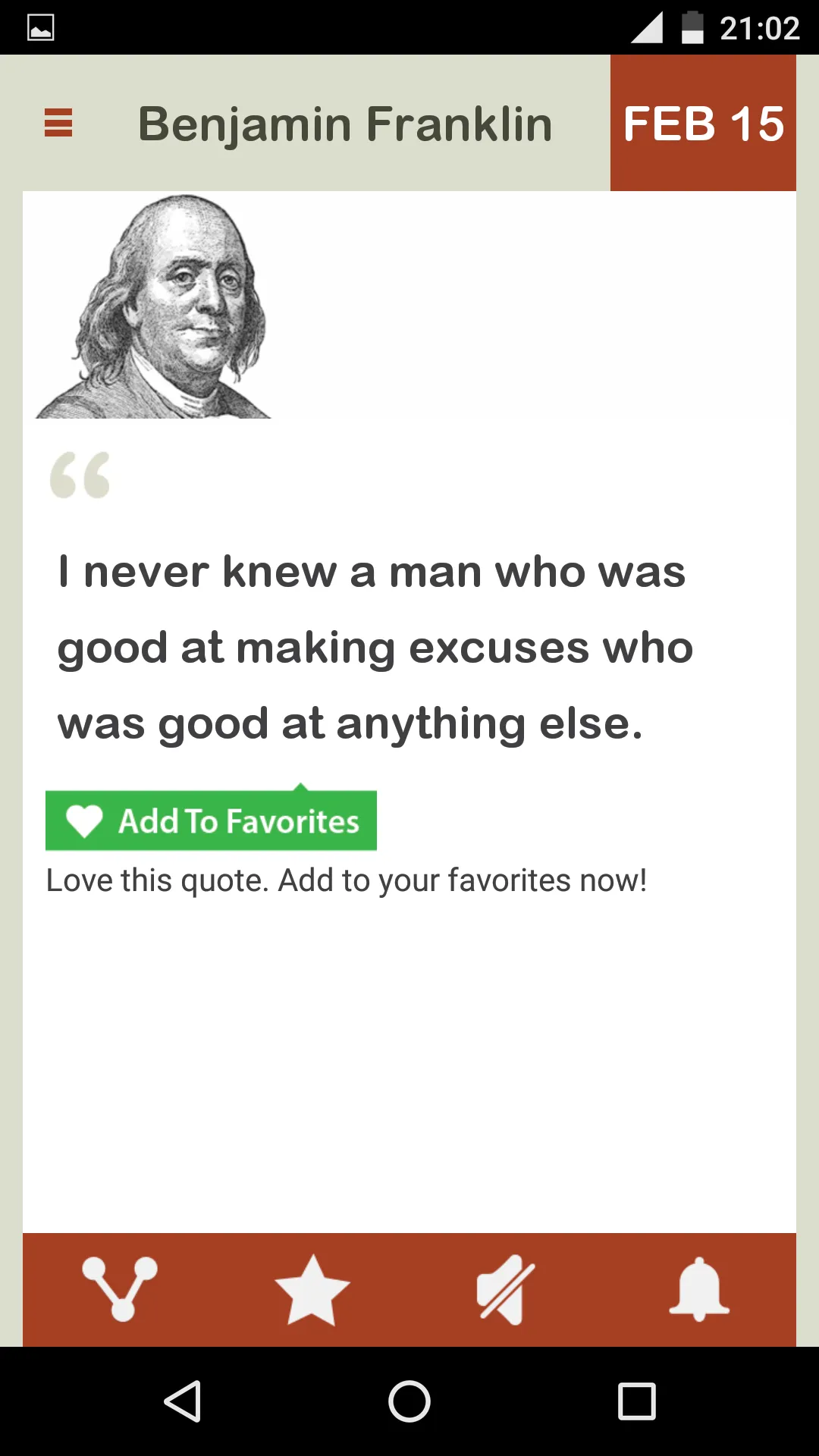 Benjamin Franklin Daily | Indus Appstore | Screenshot